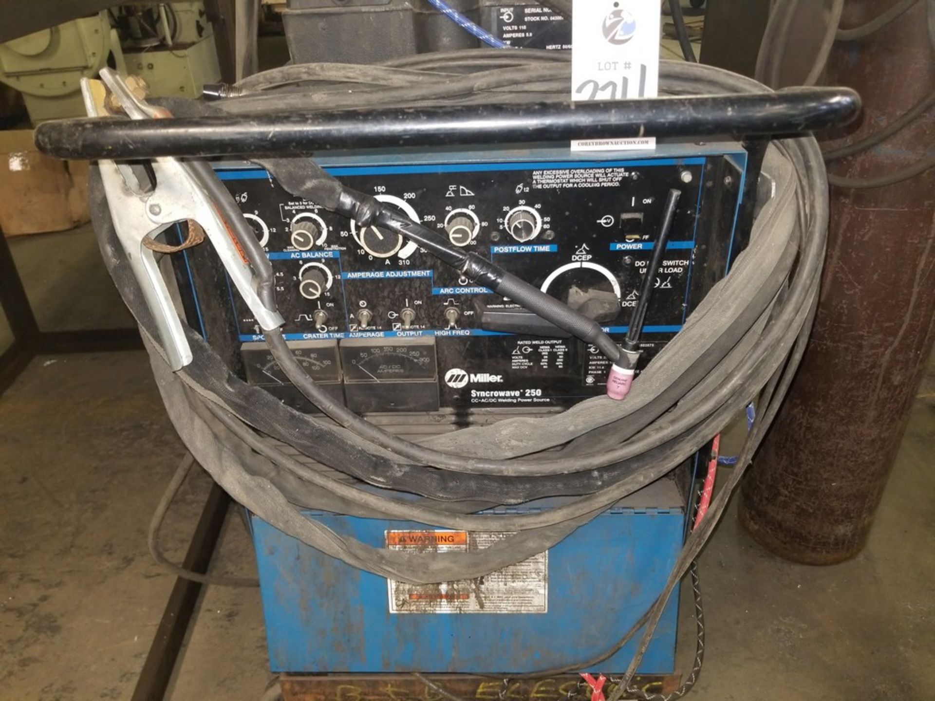 Miller Syncrowave 250 Power Source Welder - Image 2 of 4