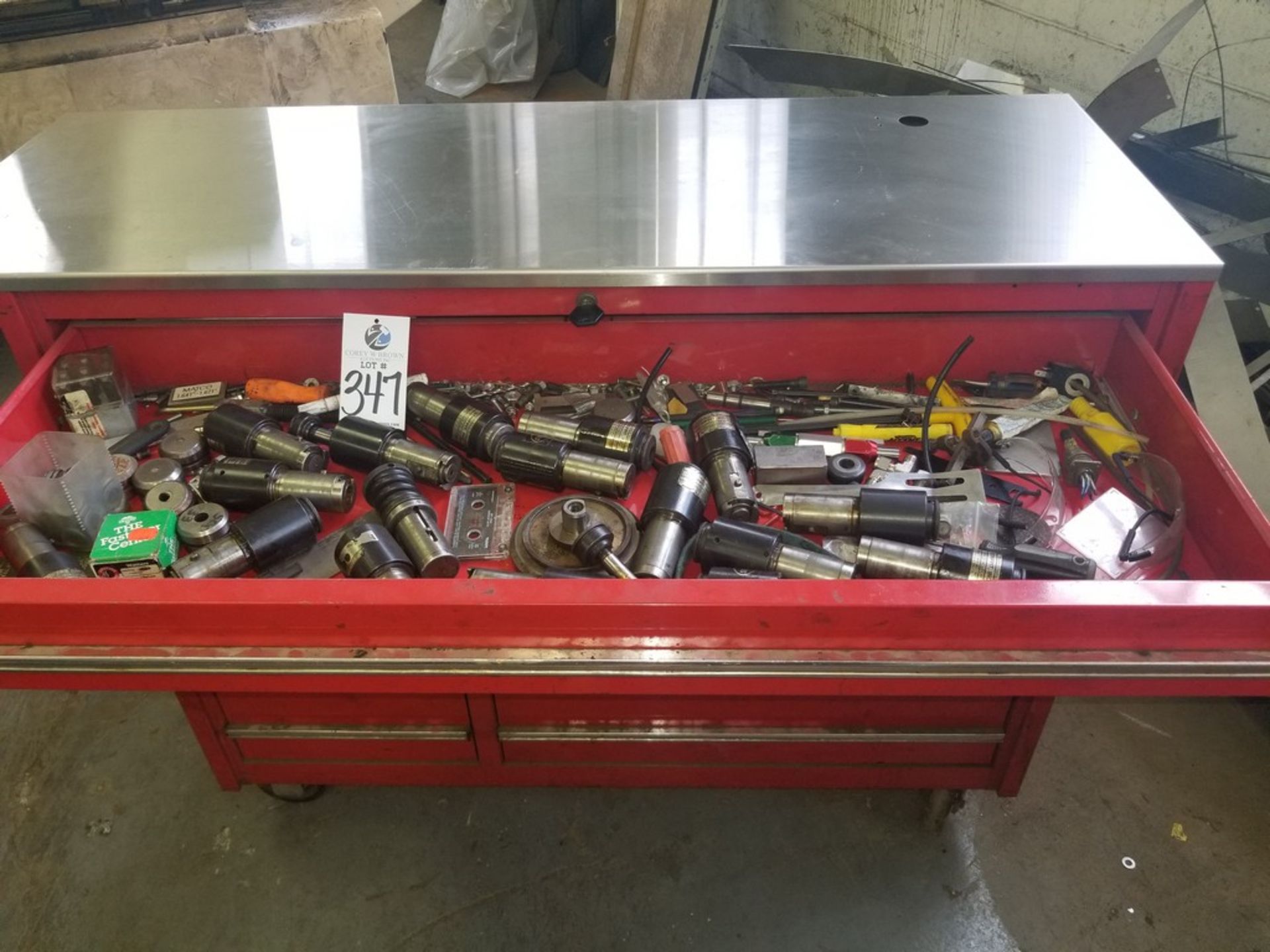 Matco Red Rolling Tool Box and Contents - Image 10 of 22