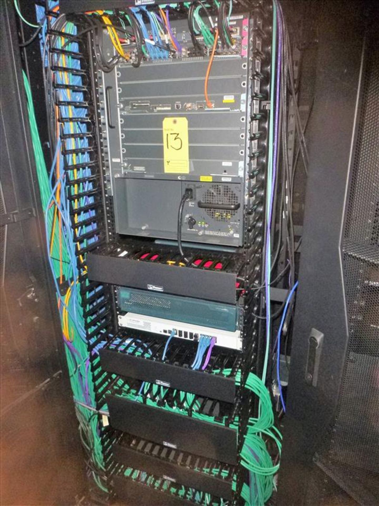 Panduit server cabinet (all cable excluded) (R2C5) incl.; - Cisco Catalyst 6500-E - WatchGuard