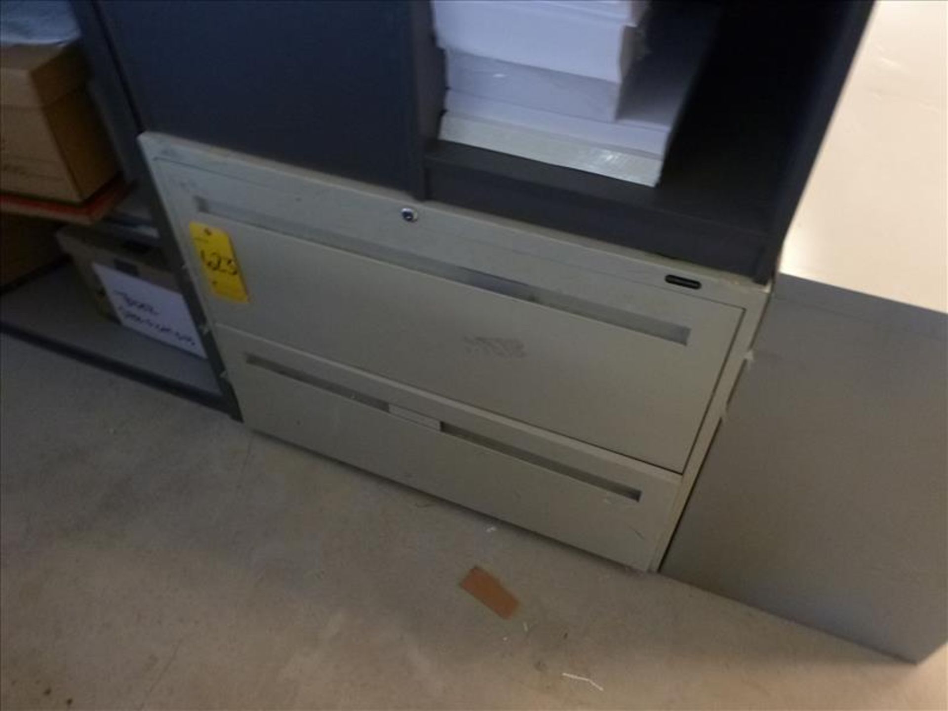 Global horizontal filing cabinet, 2-drawer, 36"W x 18"D x 28"H [2]