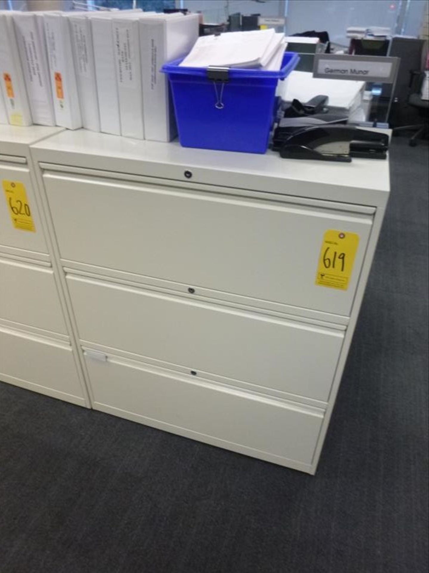 FlexFab horizontal filing cabinet, 3-drawer, 36"W x 18"D x 42"H [2]