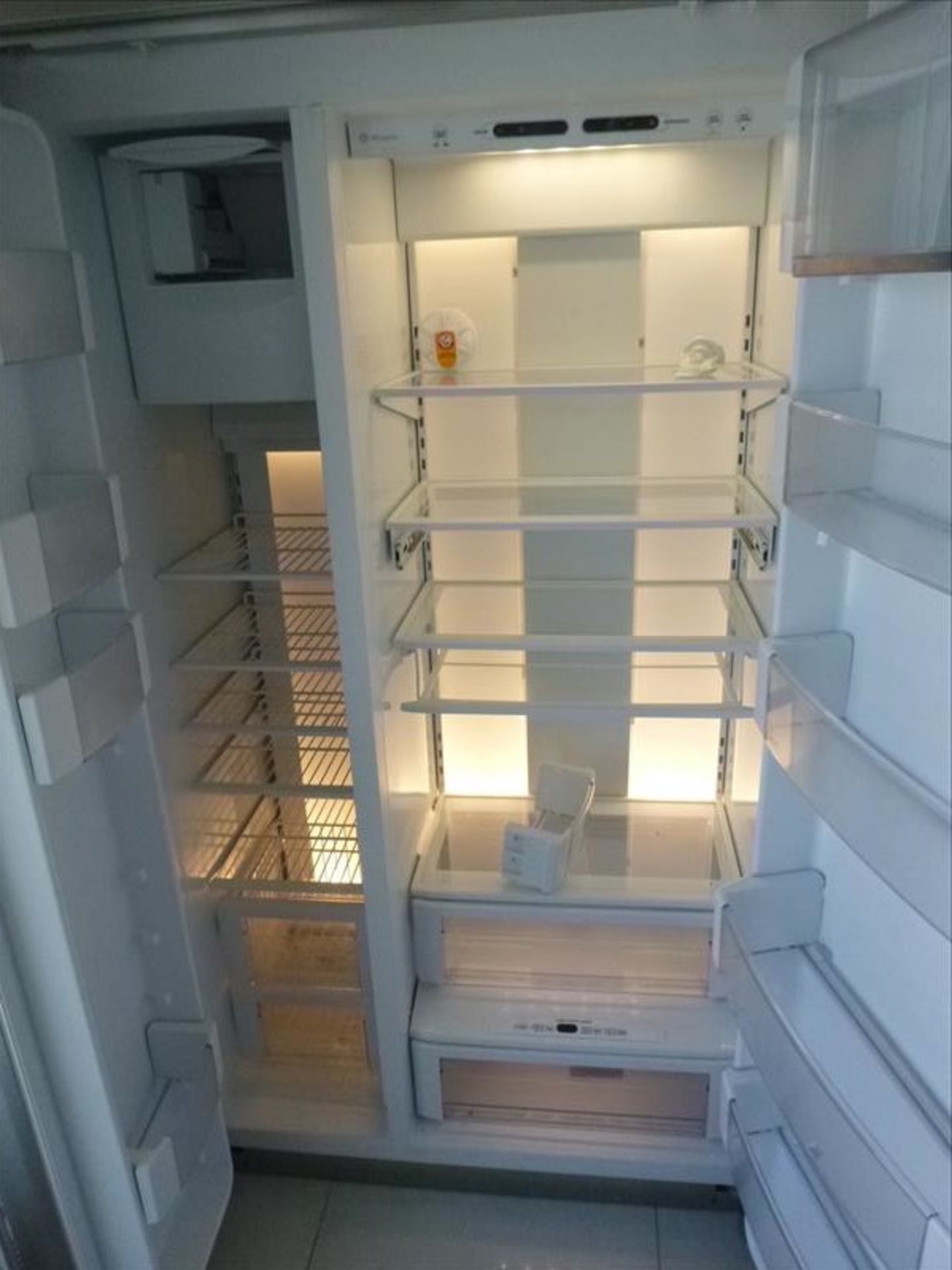 GE Monogram refrigerator, 2-door, s/s [FLR4] - Image 2 of 2