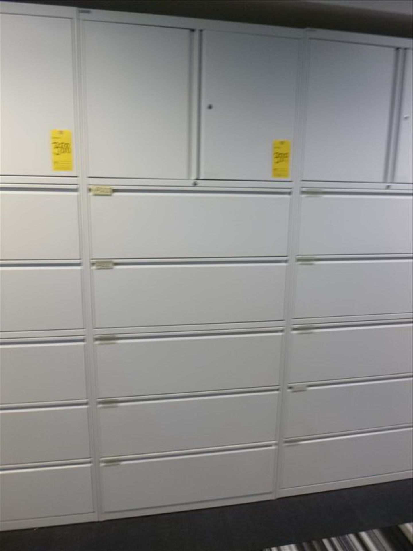 FlexFab horizontal filing cabinet, 5-drawer w/ 2-door storage, 36"W x 18"D x 90"H [FLR3]