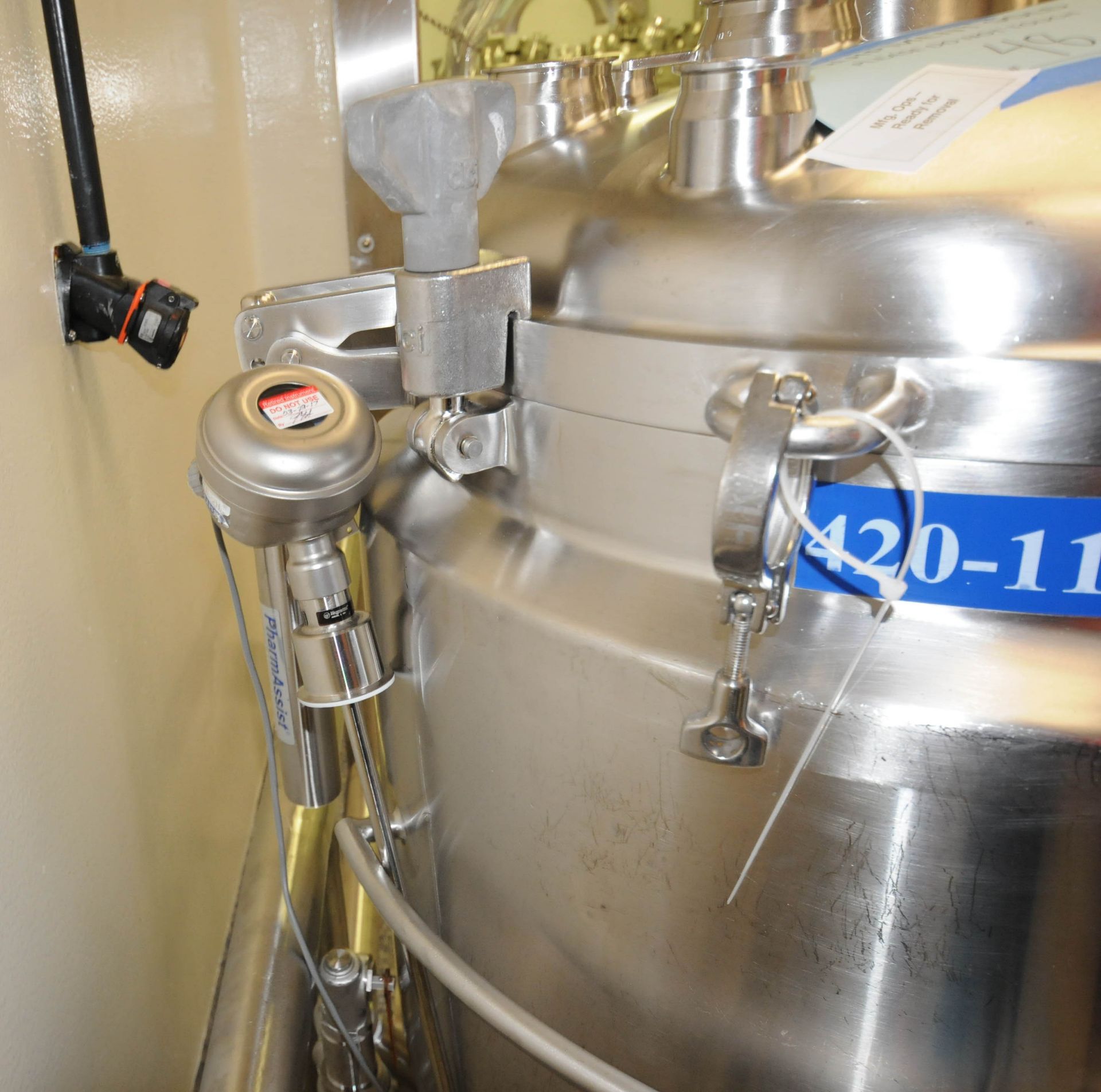 DCI (2009) AHF-M NANO PORTABLE JACKETED STAINLESS STEEL REACTOR VESSEL WITH 200 LITER CAPACITY, 45 - Image 6 of 7