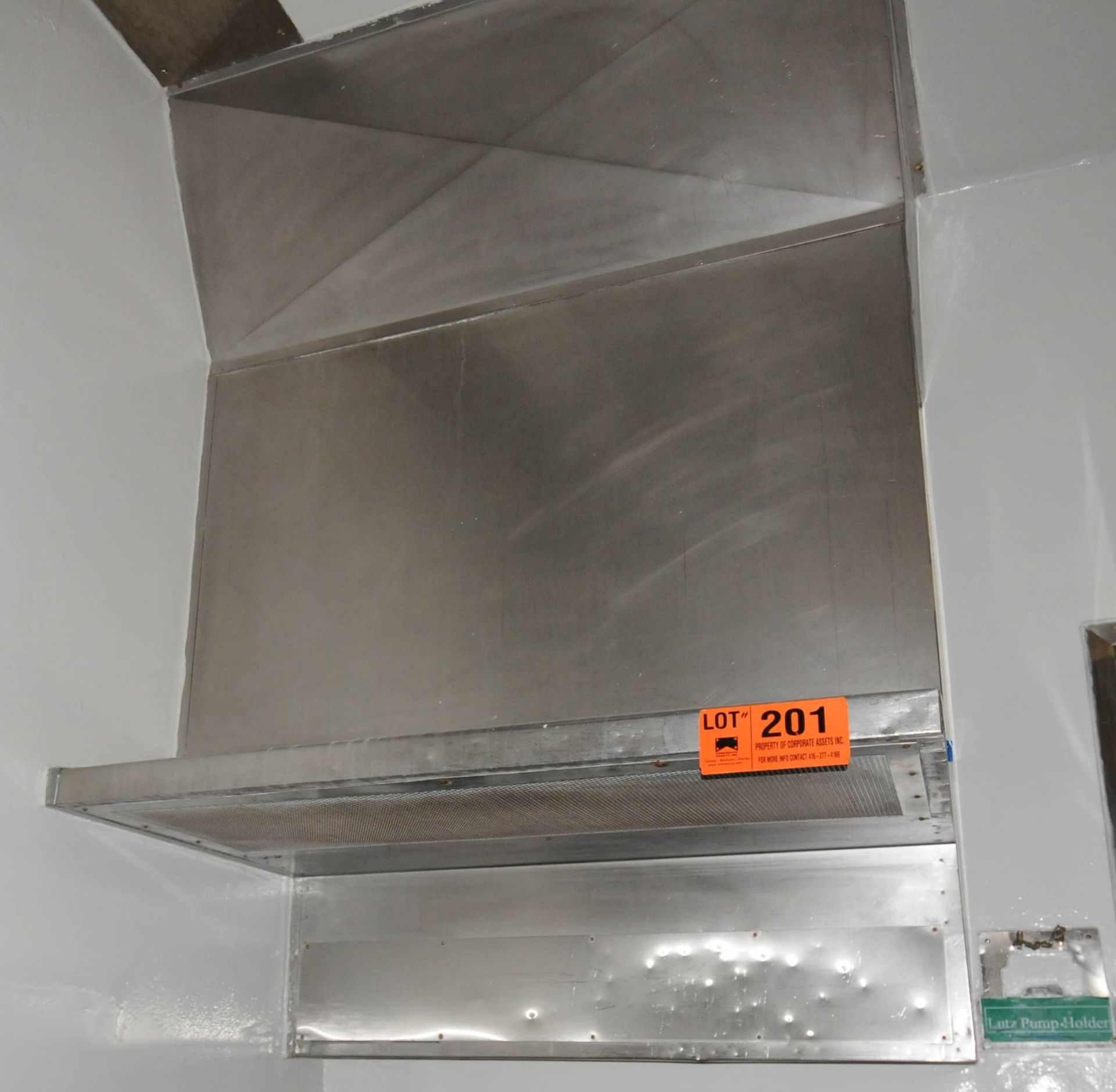 STAINLESS STEEL EXHAUST HOOD (DELAY DELIVERY) (RM 309) (DELAY DELIVERY JULY 2018) [LOT 201 - REMOVAL