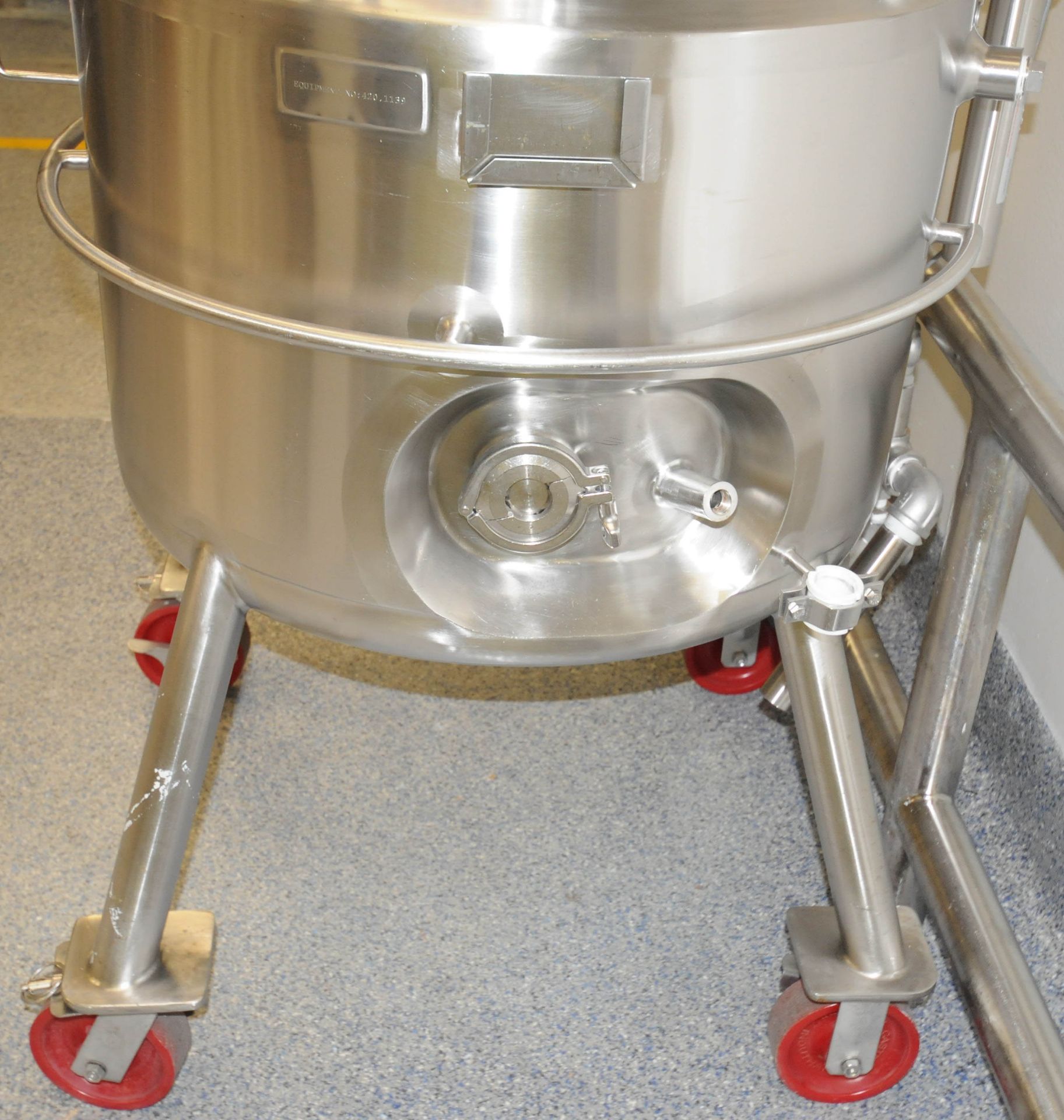 DCI (2009) AHF-M NANO PORTABLE JACKETED STAINLESS STEEL REACTOR VESSEL WITH 200 LITER CAPACITY, 45 - Image 3 of 7