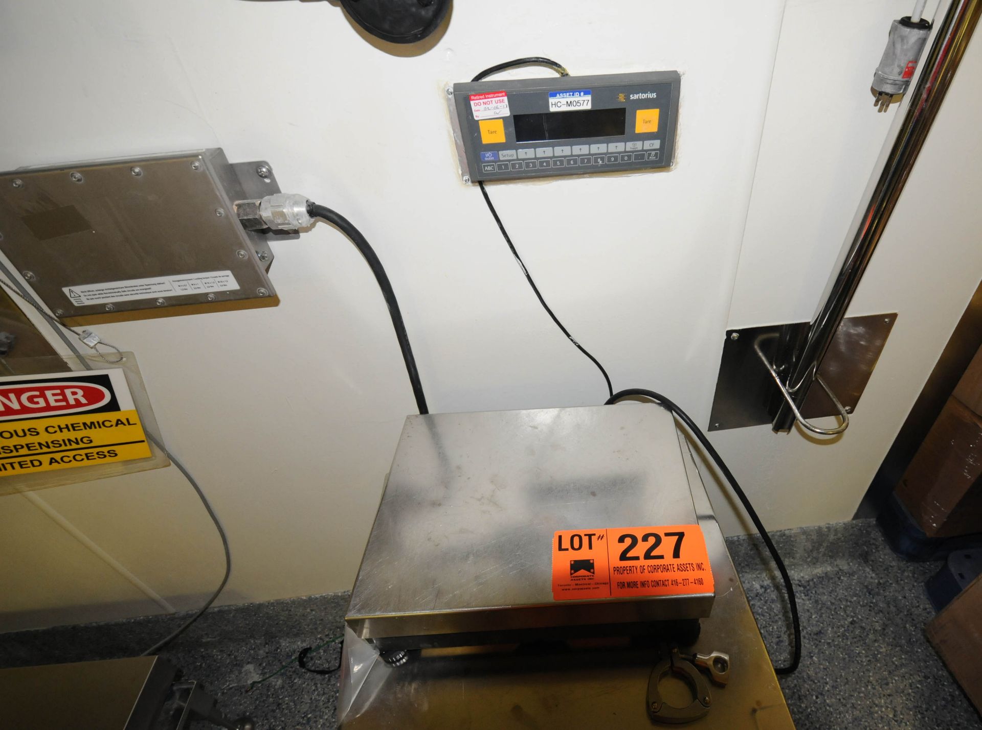 SARTORIUS DIGITAL SCALE, S/N N/A (HC-M0577) (RM 400) [LOT 227 - REMOVAL FEE - $25 PLUS TAXES -