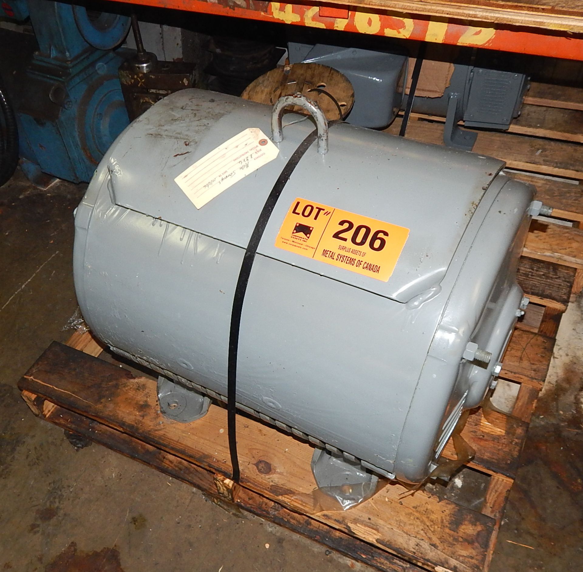 LINCOLN ELECTRIC 200HP/1780RPM/3PH/575V ELECTRIC MOTOR