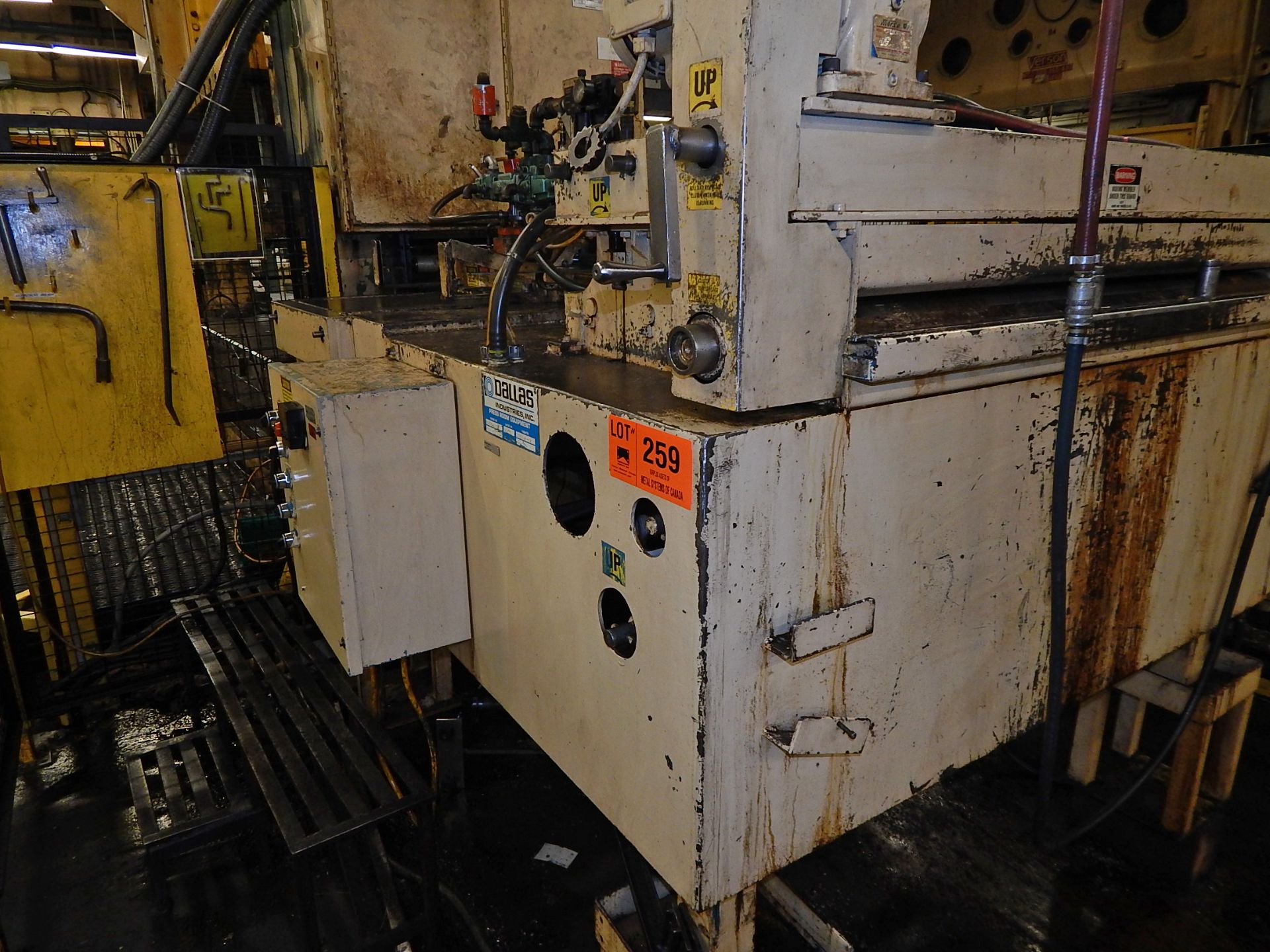 DALLAS INDUSTRIES 2D325 48" X 12" SERVO FEEDER S/N: 18231 (CI) - RIGGING FEE FOR LOT #259 - NATIONAL - Image 3 of 5