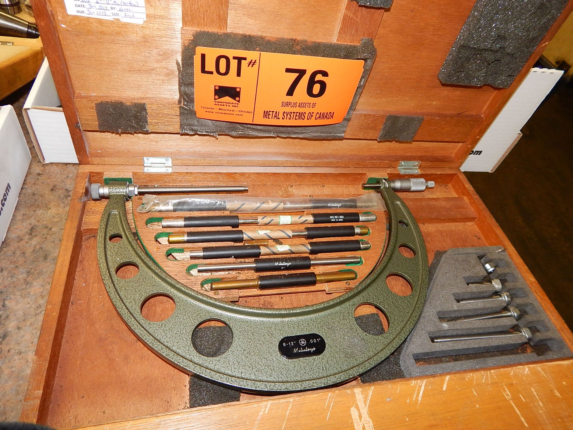 MITUTOYO INSIDE MICROMETER SET