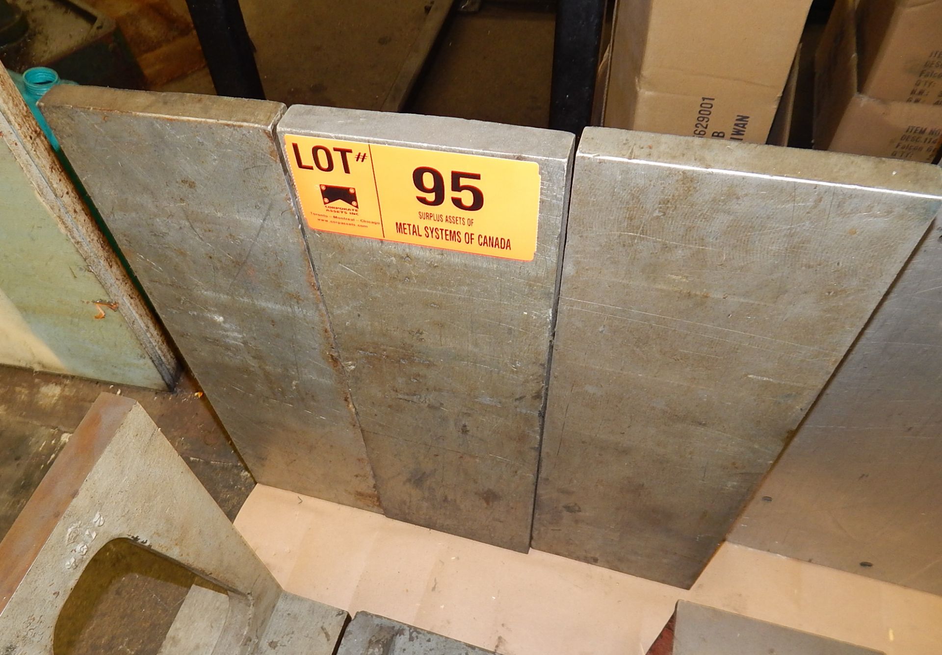 23' X 8" ANGLE PLATES