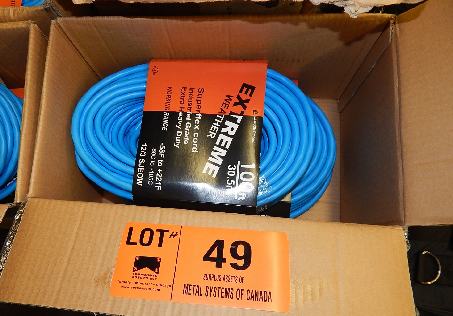 LOT/ EXTREME WEATHER EXTENSION CORDS