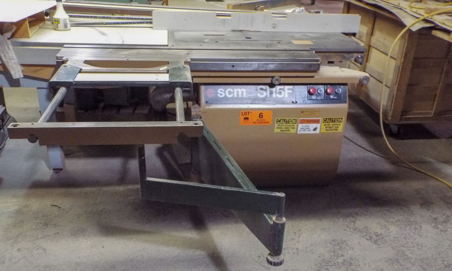 SCM SI15F SLIDING TABLE CONVENTIONAL SAW WITH 60"X10" SLIDING TABLE, 60" TABLE STROKE, 7.5 HP MAIN - Image 2 of 5