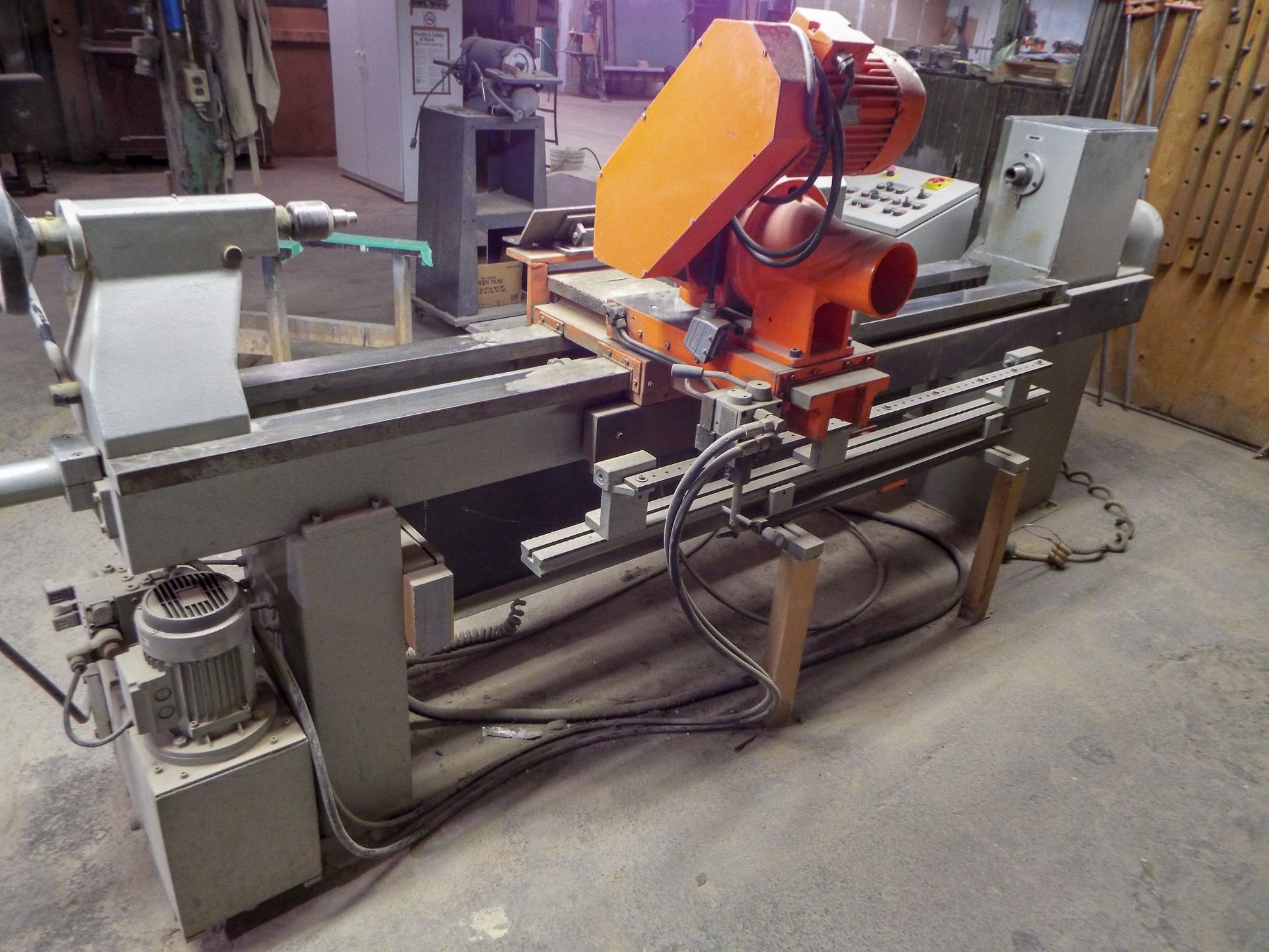 HAPFCO ALBUS AP-8000-HF 496.1 AUTOMATIC TRACER WOOD TURNING LATHE WITH 3 HP SPINDLE DRIVE, 21" - Image 6 of 6