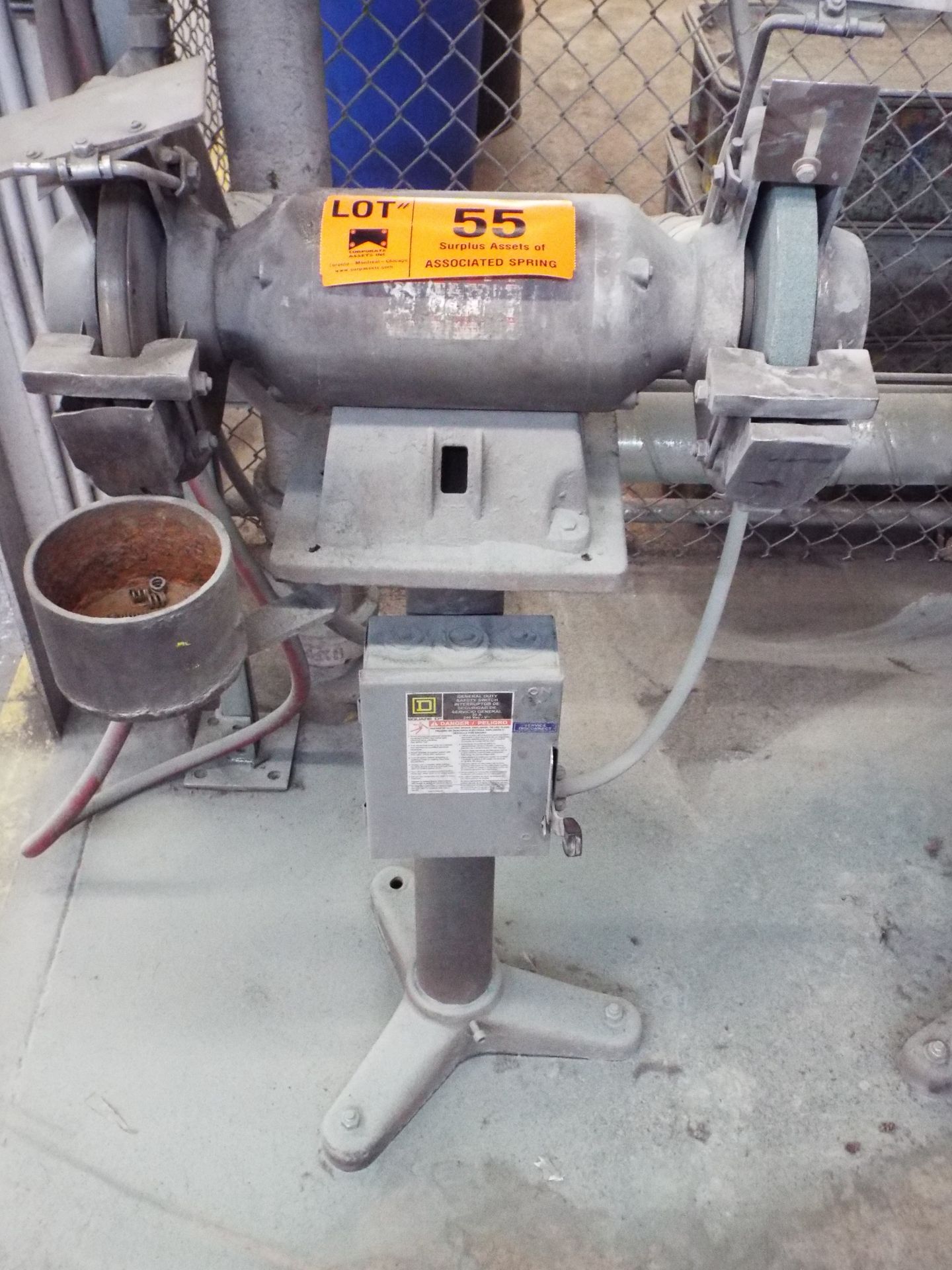 DOUBLE END PEDESTAL GRINDER