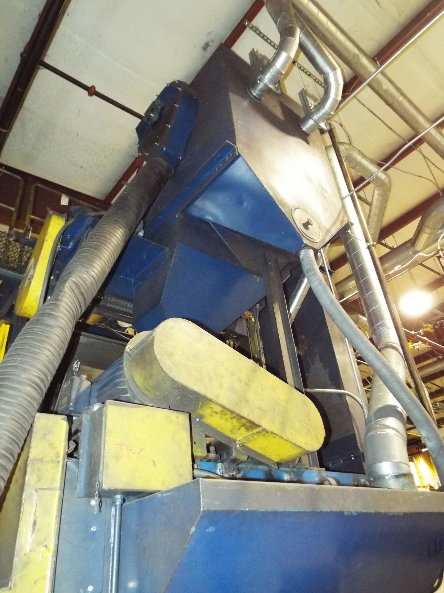 WHEELABRATOR (REBUILT & RETROFIT) SUPER TUMBLAST 7CU/FT CAPACITY ROTARY TUMBLAST SHOT BLAST - Image 5 of 9