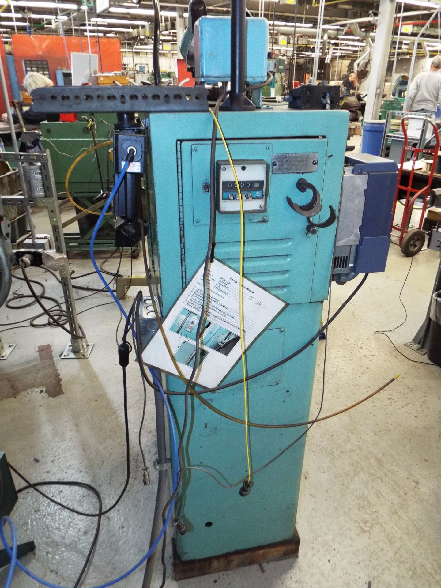 TORIN W100-A SPRING COILING MACHINE WITH MOYER EUROGAGE DIGITAL SPRING GAUGE, 0.003-0.015MM WIRE - Image 5 of 5