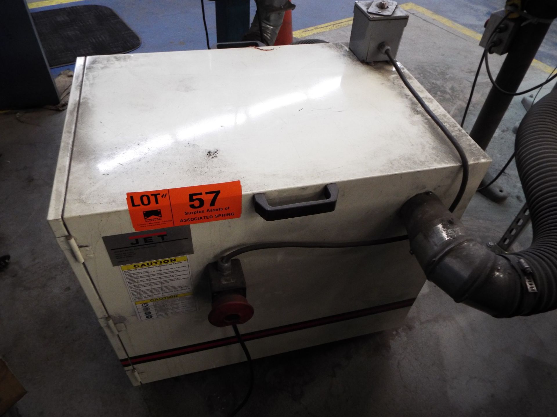 JET JDC-501 METAL DUST COLLECTOR, S/N N/A