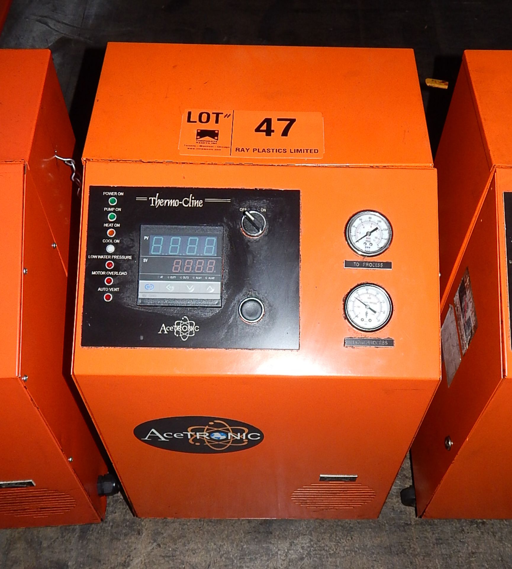 ACETRONIC THERMO-CLINE THERMOLATOR WITH PLC CONTROL