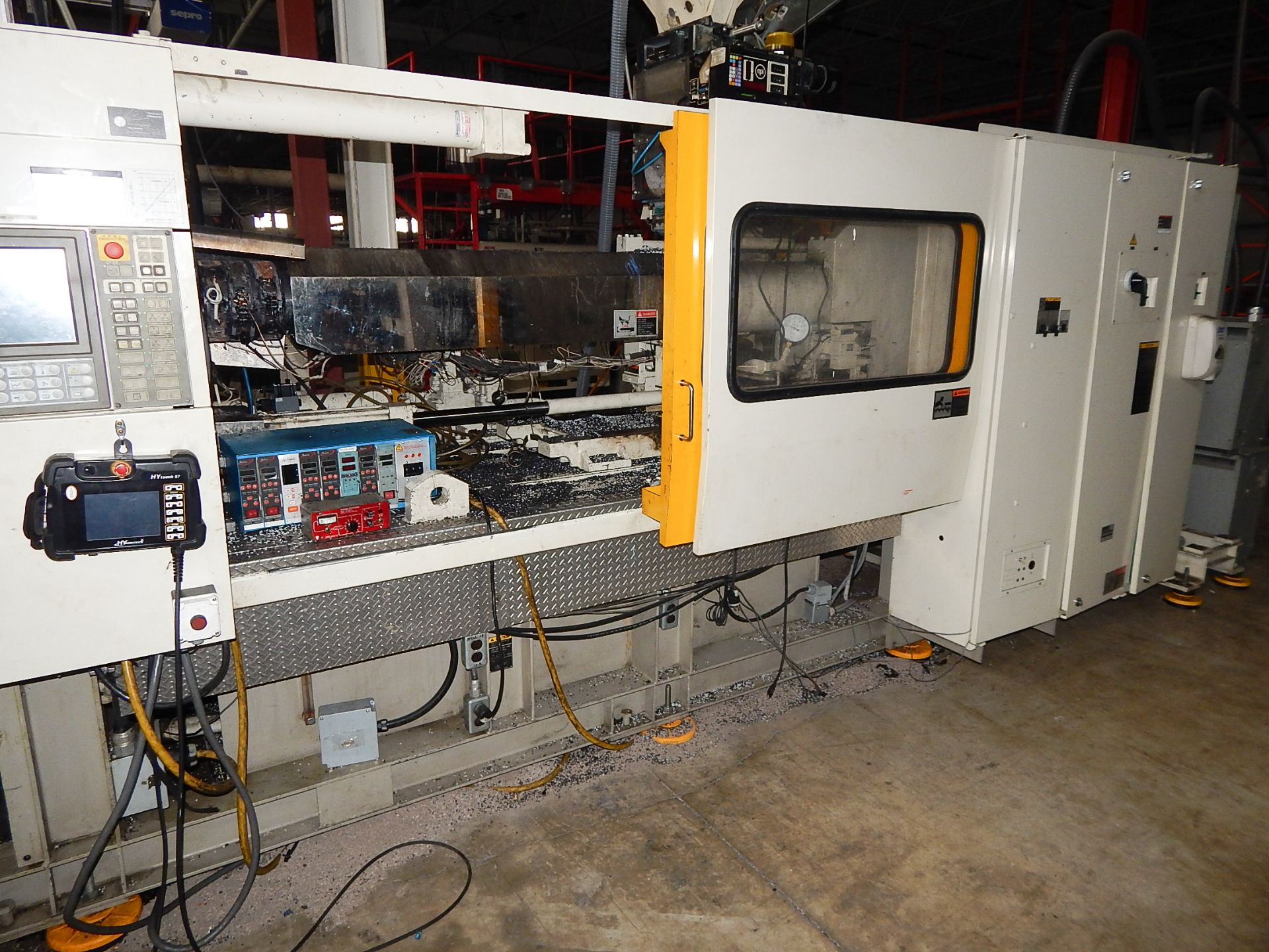 TOSHIBA ISGS390V21-27A PLASTIC INJECTION MOLDER WITH INJECTVISOR V21 DIGITAL CONTROL, 390 TON - Image 7 of 7