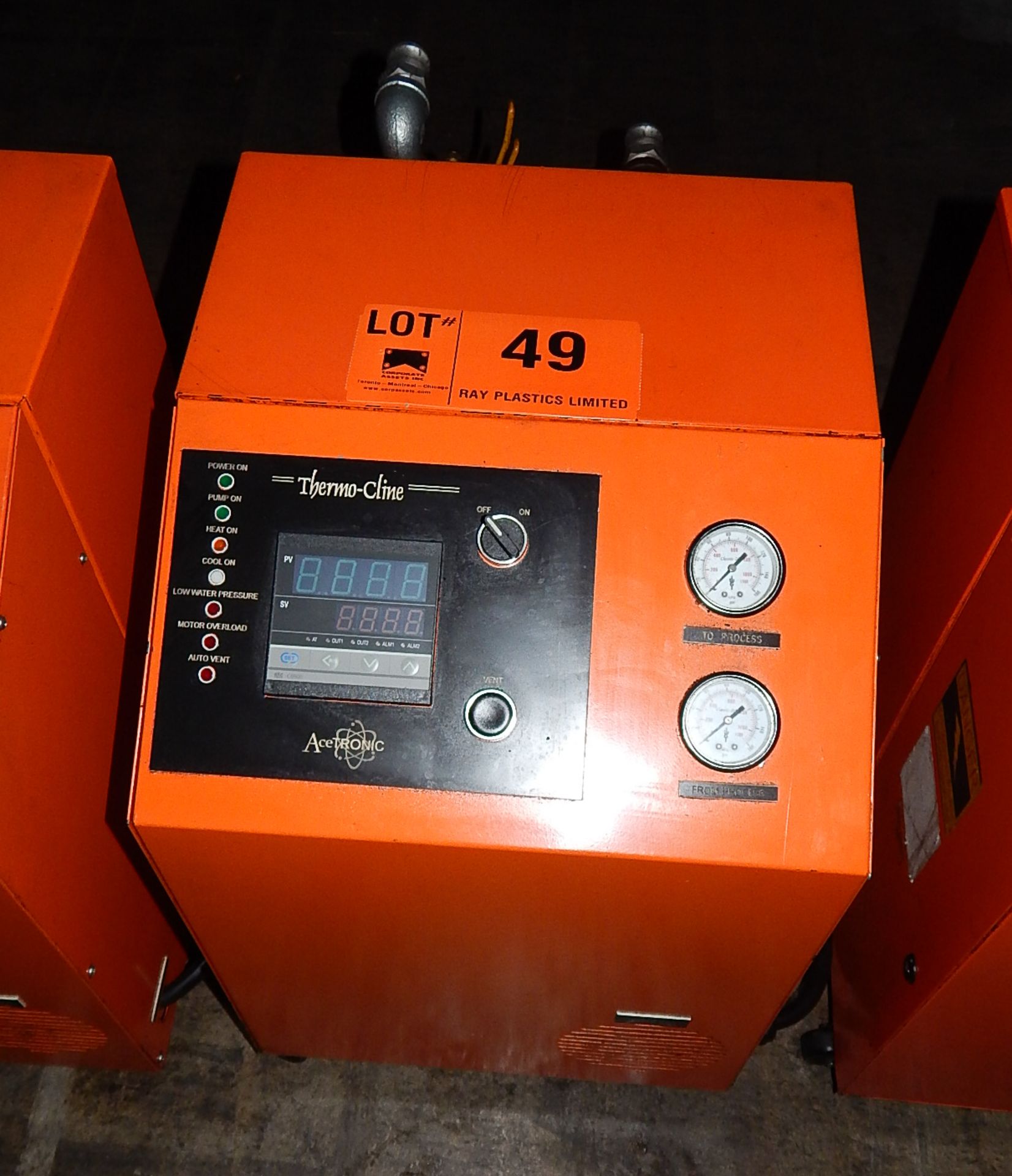 ACETRONIC THERMO-CLINE THERMOLATOR WITH PLC CONTROL