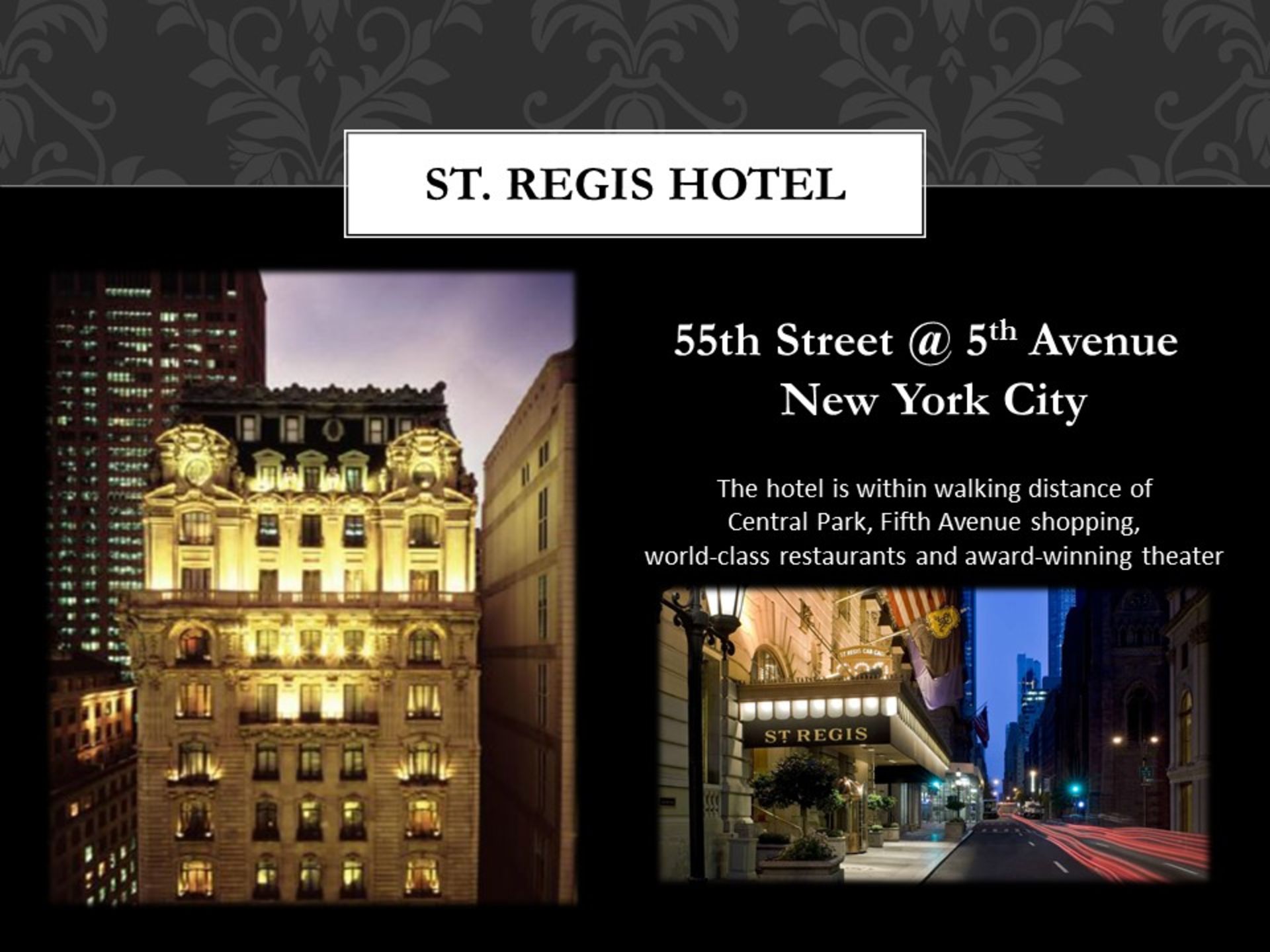 VACATION EXPERIENCE: St Regis, NYC - Image 9 of 19