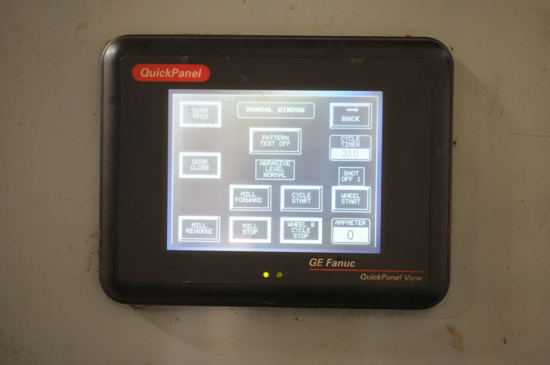 METFIN (2005) SERIES I MODEL 600 ROTO BLAST SYSTEMS WITH GE FANUC QUICK PANELVIEW TOUCH SCREEN PLC - Image 3 of 8