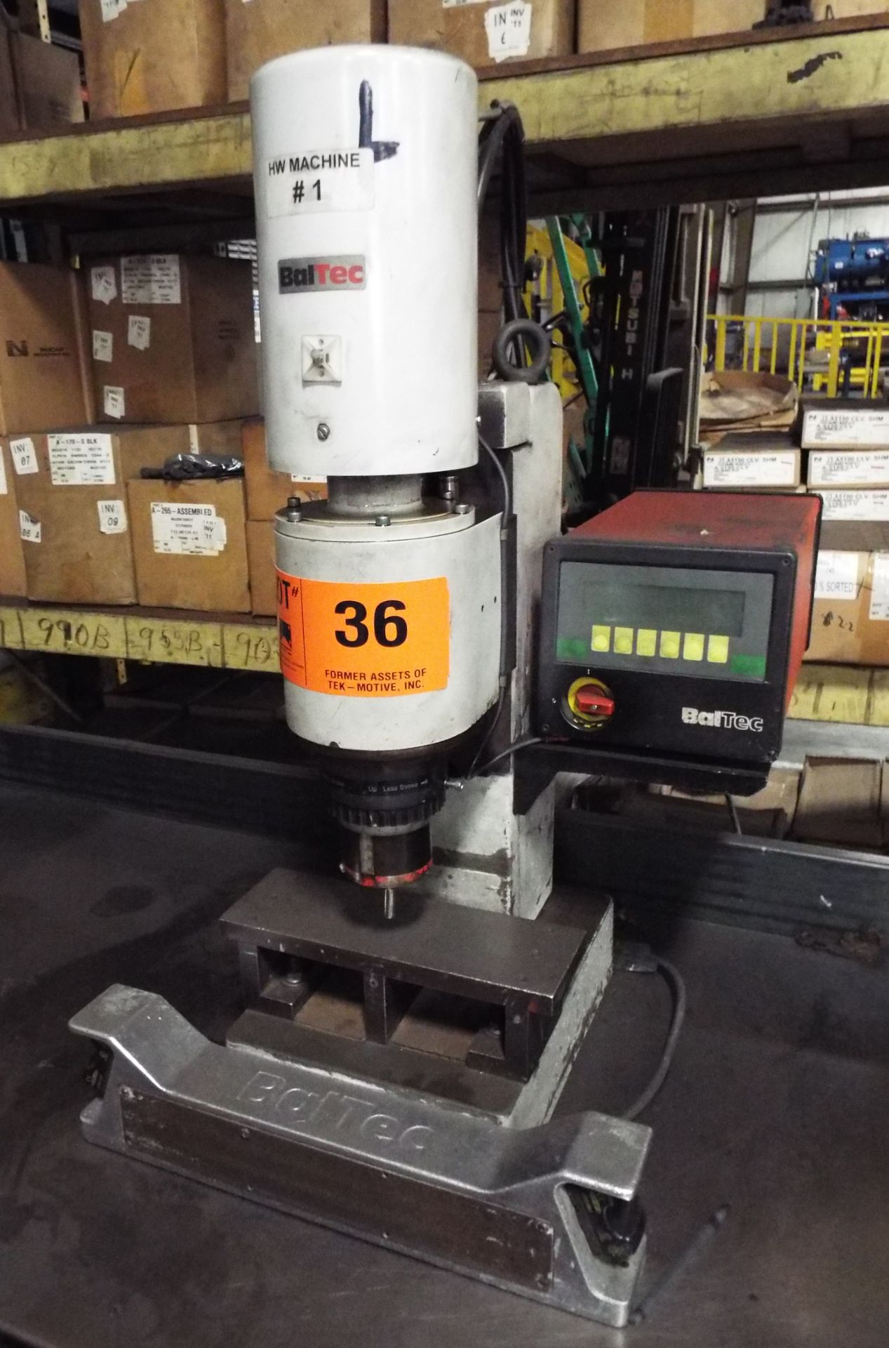 BALTEC RN231 INSERTION PRESSES WITH BALTEC DIGITAL CONTROLS, 0.5 HP, 1650 RPM, S/N: 231.2036