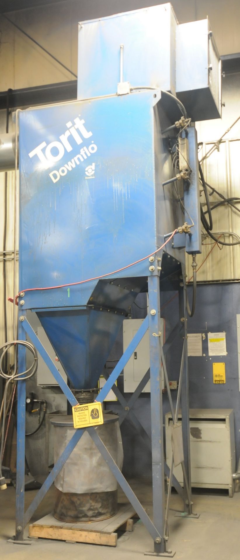 DONALDSON TORIT DFT3-6 CARTRIDGE TYPE DUST COLLECTOR WITH 5 HP MOTOR, S/N: IG551534-001 (CI)