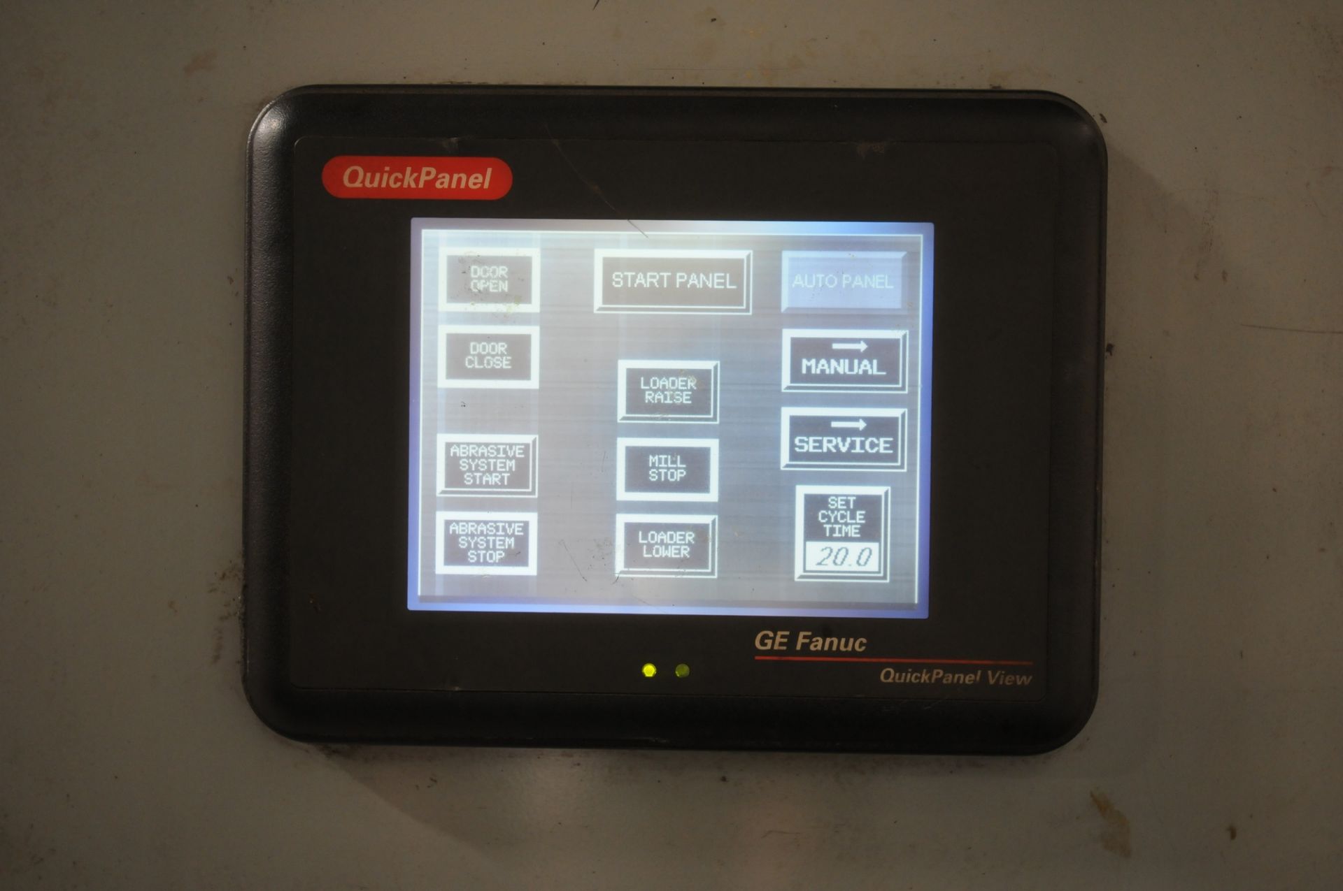 METFIN (2005) SERIES I MODEL 600 ROTO BLAST SYSTEMS WITH GE FANUC QUICK PANELVIEW TOUCH SCREEN PLC - Image 4 of 8