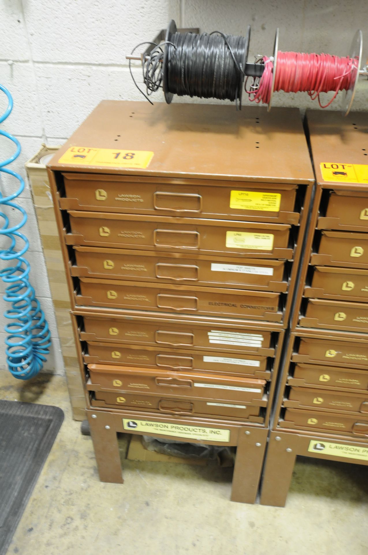 LAWSON INDEXING CABINETS WITH HARDWARE (LOCATED IN BURLINGTON - ON)