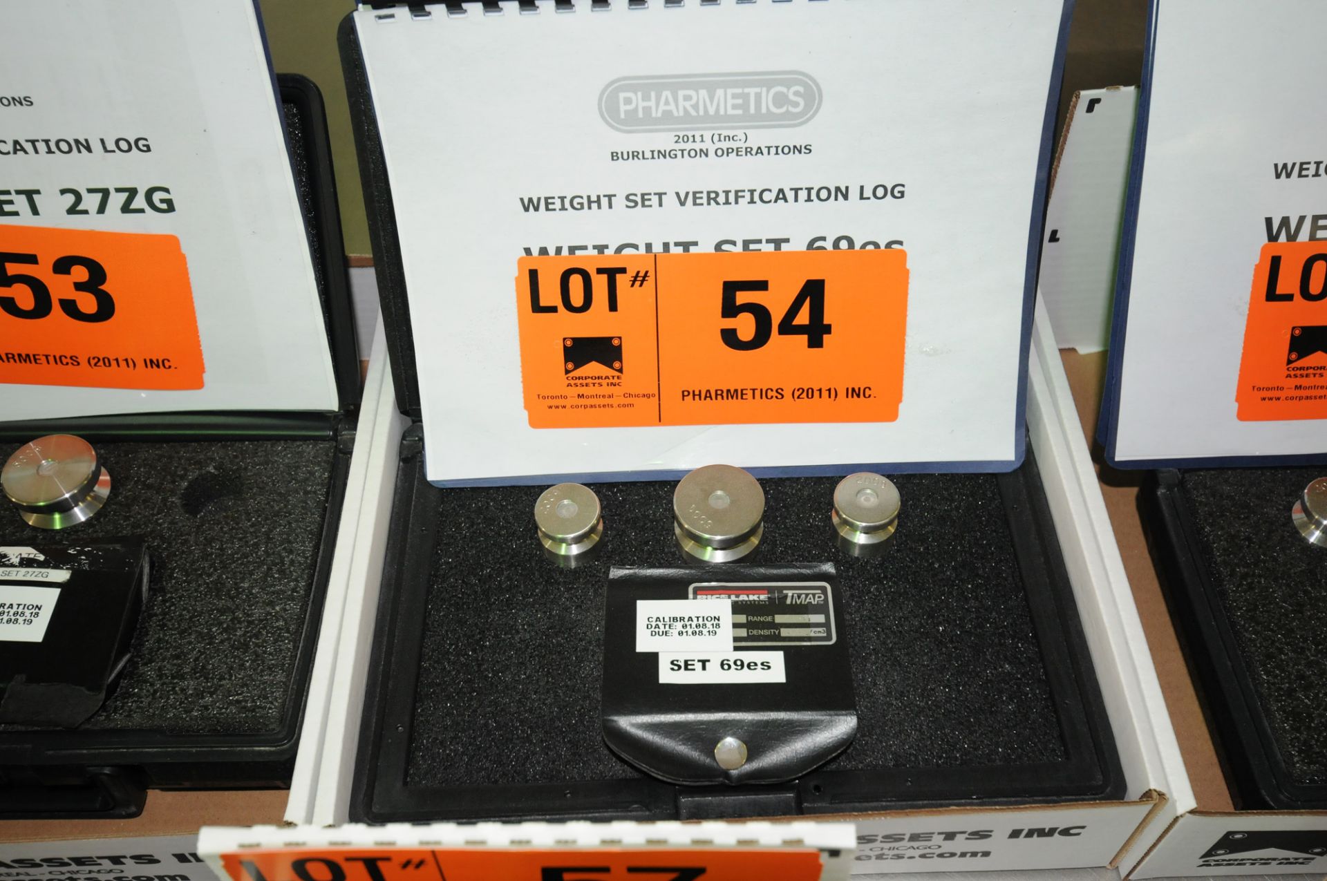 LOT/ SCALE CALIBRATION WEIGHTS (LOCATED IN BURLINGTON - ON)