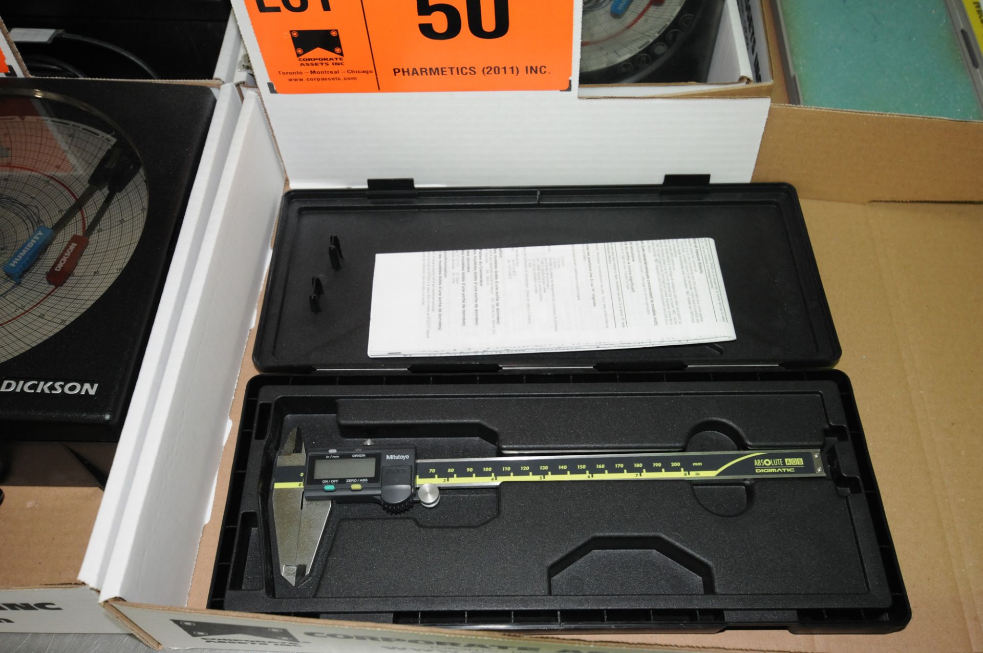 MITUTOYO 8" DIGITAL VERNIER CALIPER, S/N N/A (LOCATED IN BURLINGTON - ON)