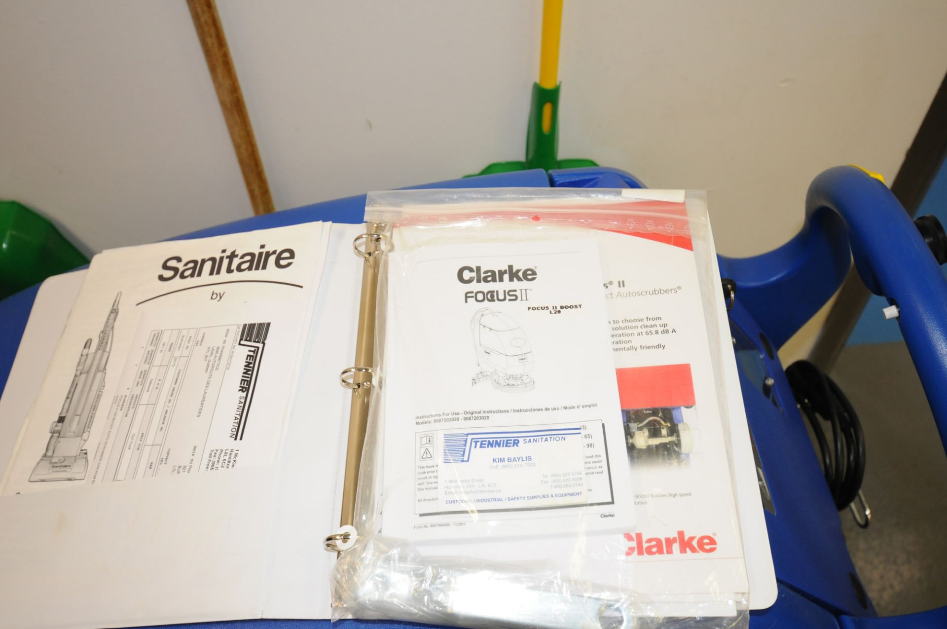 CLARKE (2013) FOCUS II L20 BOOST WALK BEHIND TYPE ELECTRIC FLOOR SCRUBBER WITH AGM BATTERIES, - Image 5 of 5