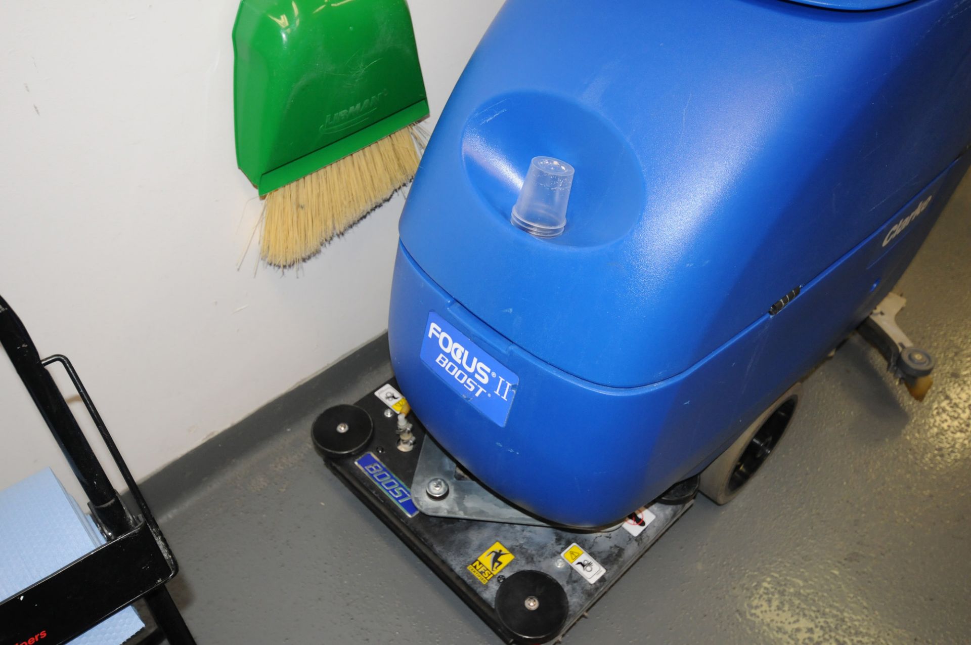 CLARKE (2013) FOCUS II L20 BOOST WALK BEHIND TYPE ELECTRIC FLOOR SCRUBBER WITH AGM BATTERIES, - Image 4 of 5