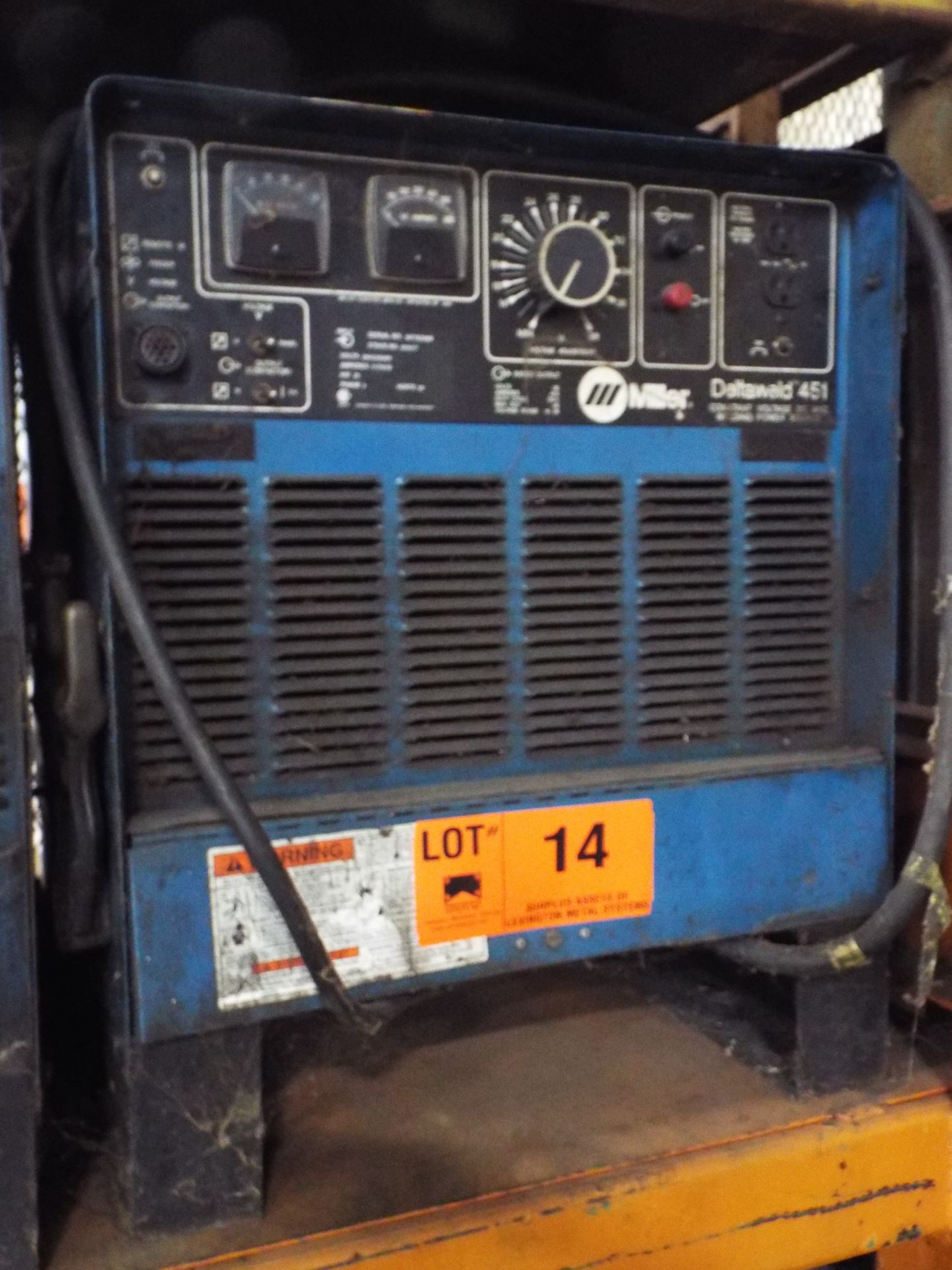 MILLER DELTAWELD 451 WELDING POWER SUPPLY, S/N: N/A