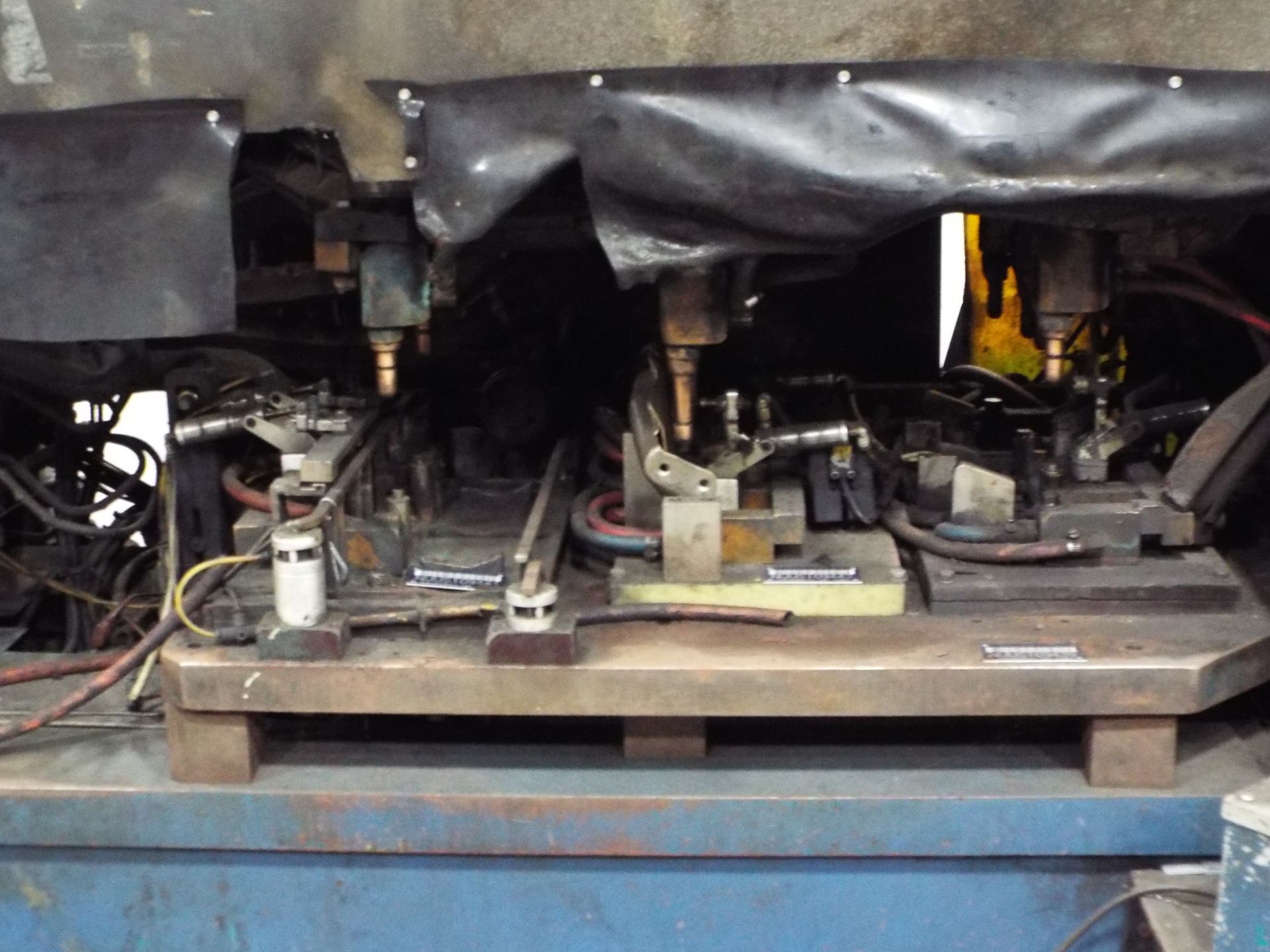 DIXIE TOOL & DIE 80 KVA 3 HEAD ASSEMBLY WELDER WITH ALLEN-BRADLEY PANELVIEW 550 TOUCH SCREEN PLC - Image 3 of 3