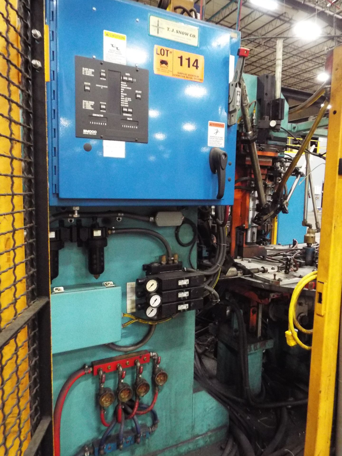 TJ SNOW CO. 85 KVA SPOT WELDER WITH EN1000 PLC CONTROL S/N: N/A (CI)