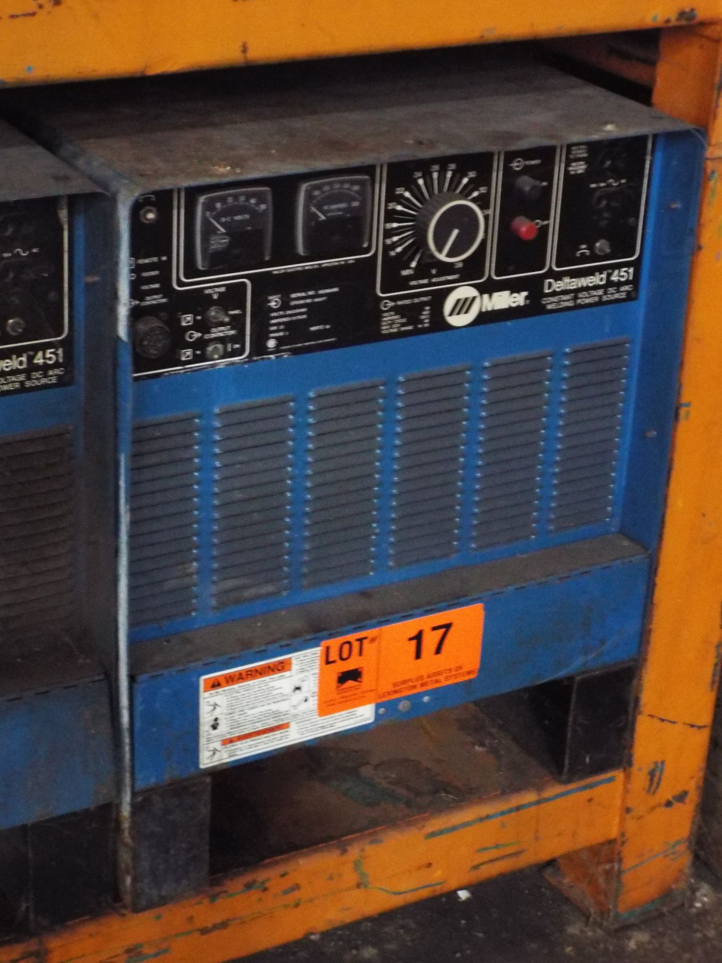 MILLER DELTAWELD 451 WELDING POWER SUPPLY, S/N: N/A