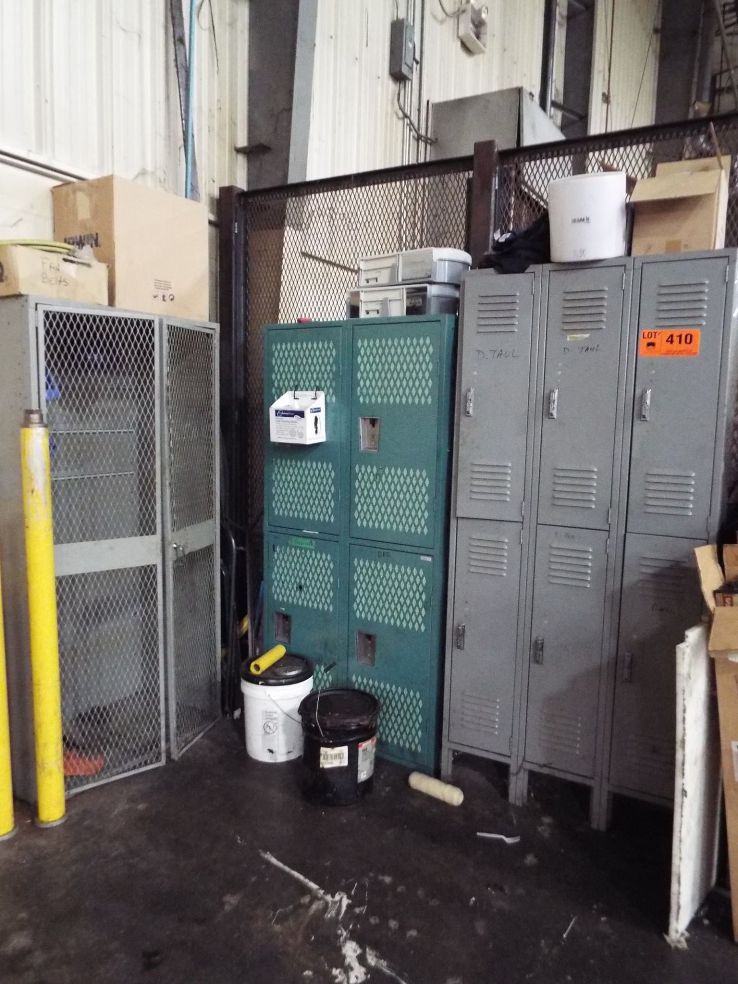 LOT/ LOCKERS AND STORAGE CAGES