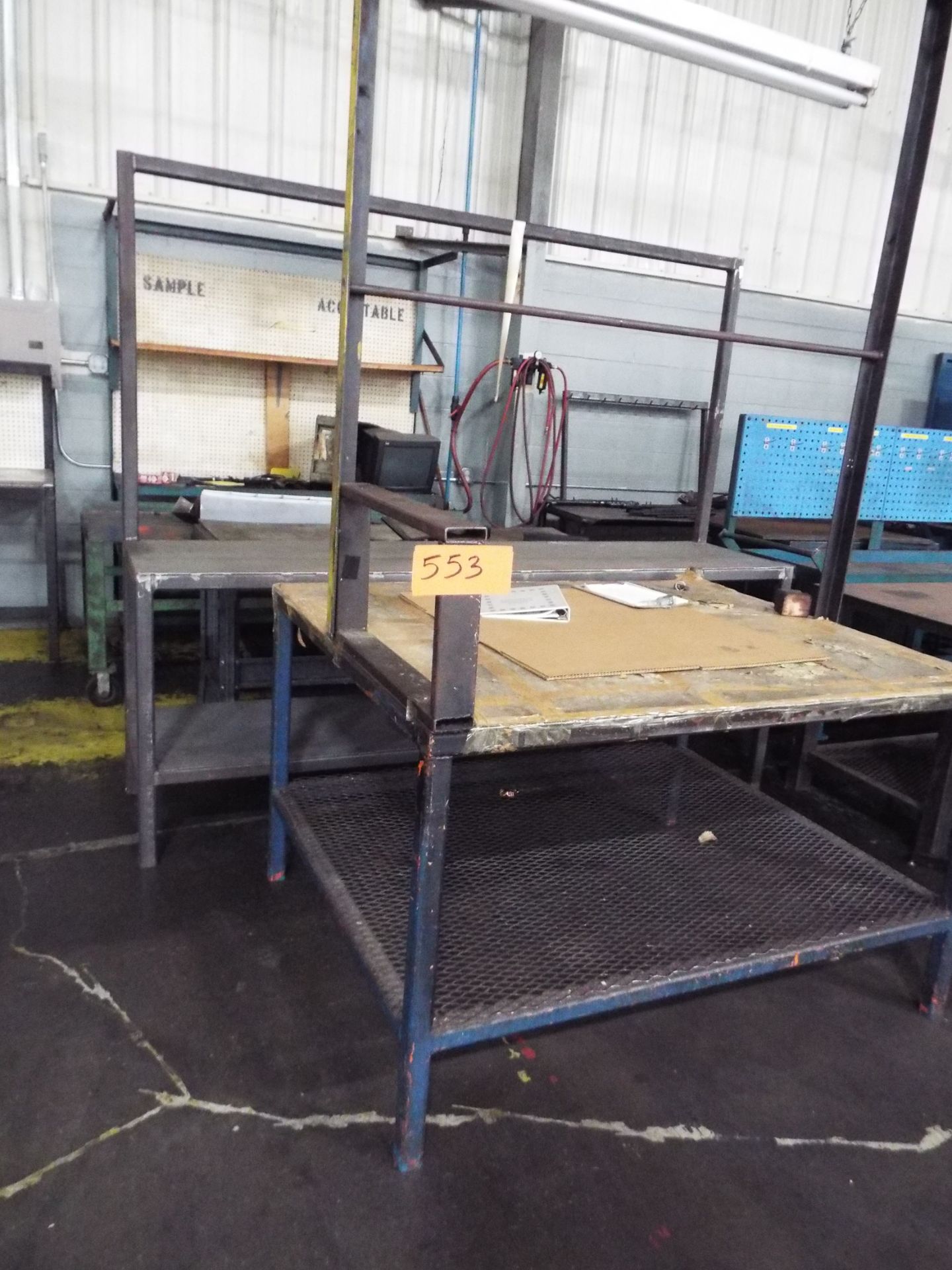 LOT/ STEEL WORK BENCHES