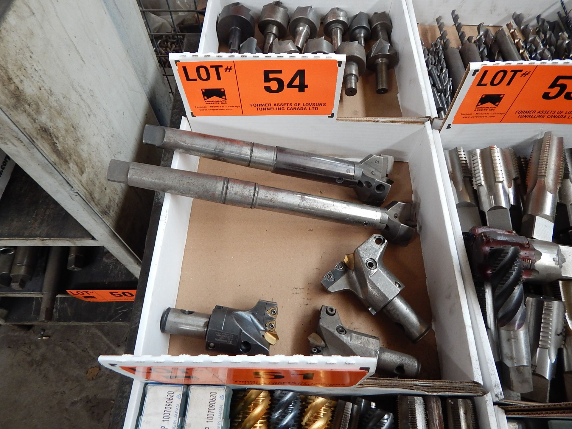 LOT/ CARBIDE INSERT CUTTERS