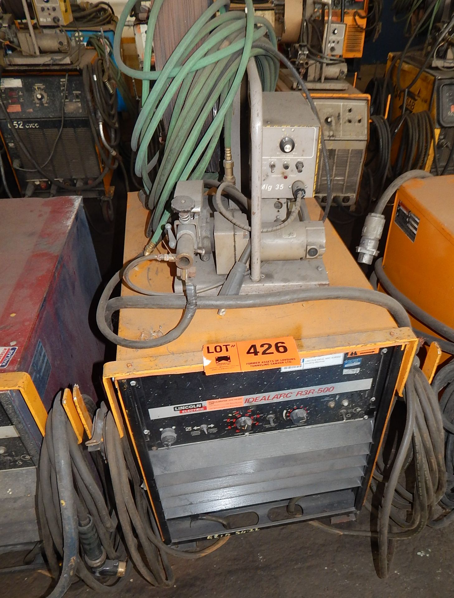 LINCOLN ELECTRIC IDEALARC R3R-500 WELDING POWER SOURCE