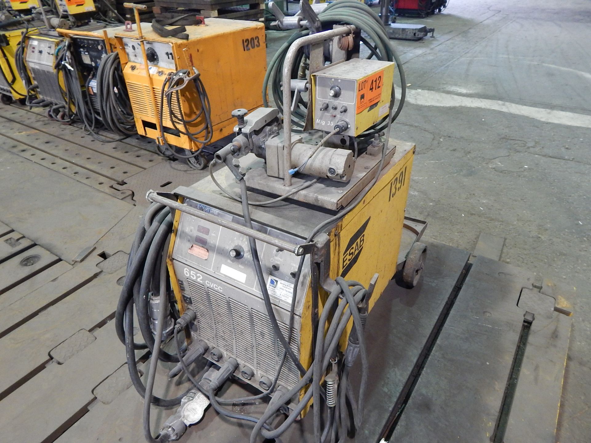 ESAB 652CVCC DIGITAL MIG WELDER WITH ESAB WIRE FEEDER