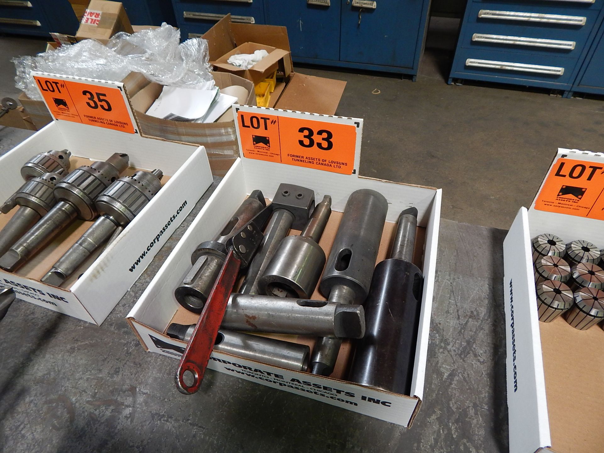 LOT/ TOOL HOLDERS AND SLEEVES