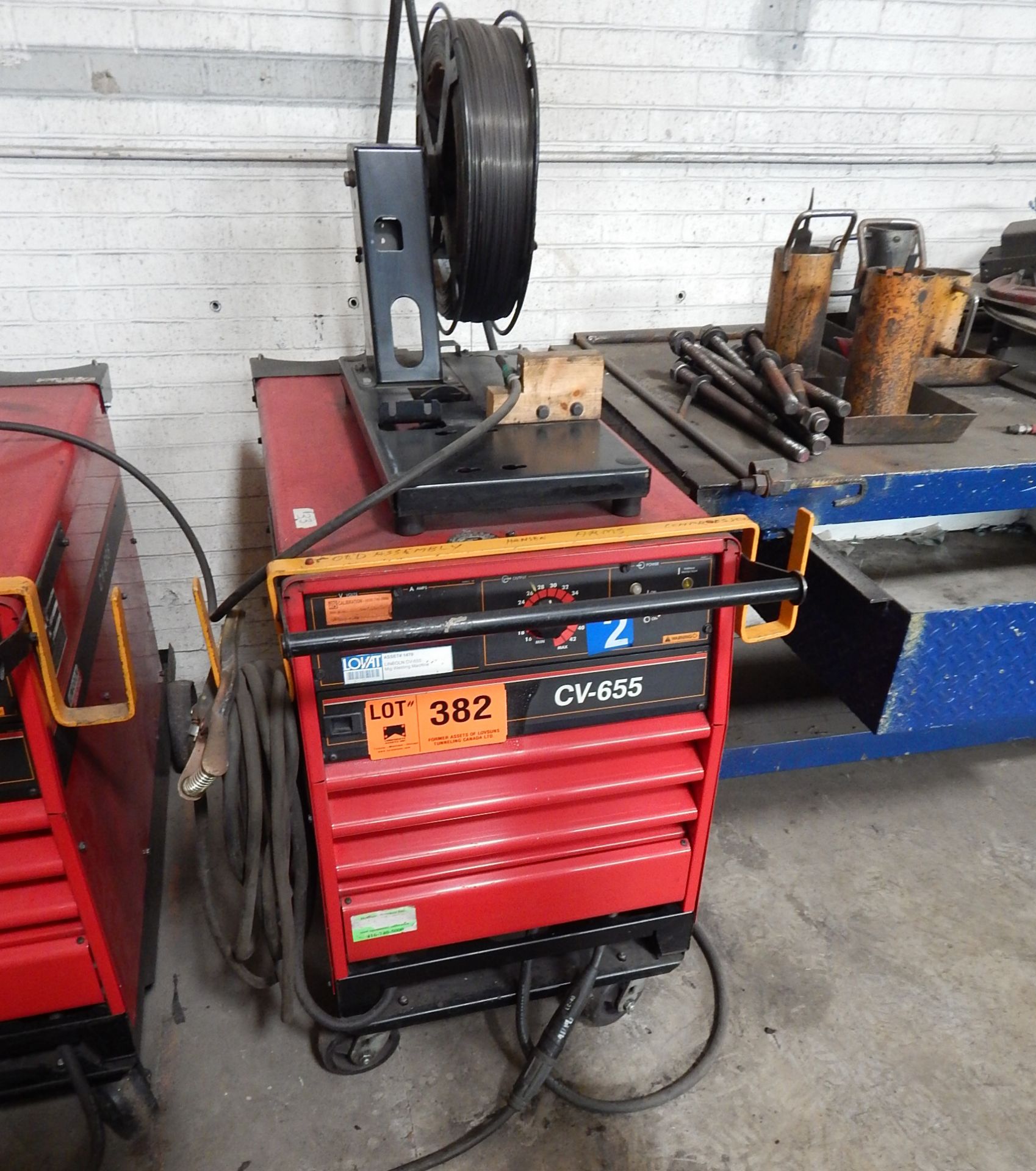 LINCOLN ELECTRIC IDEAL ARC CV-655 WELDING POWER SOURCE (CI) - [RIGGING FEE FOR LOT #382 - $75