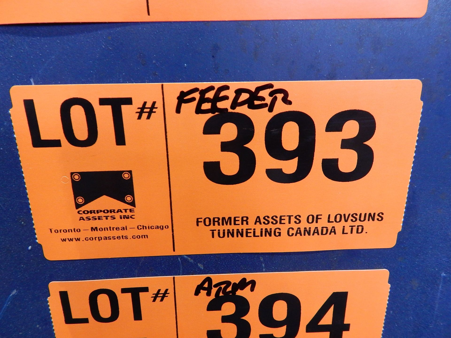 LINCOLN ELECTRIC LF-74 MIG WIRE FEEDER (CI) - [RIGGING FEE FOR LOT #393 - $75 USD - PLUS TAXES] - Bild 2 aus 2