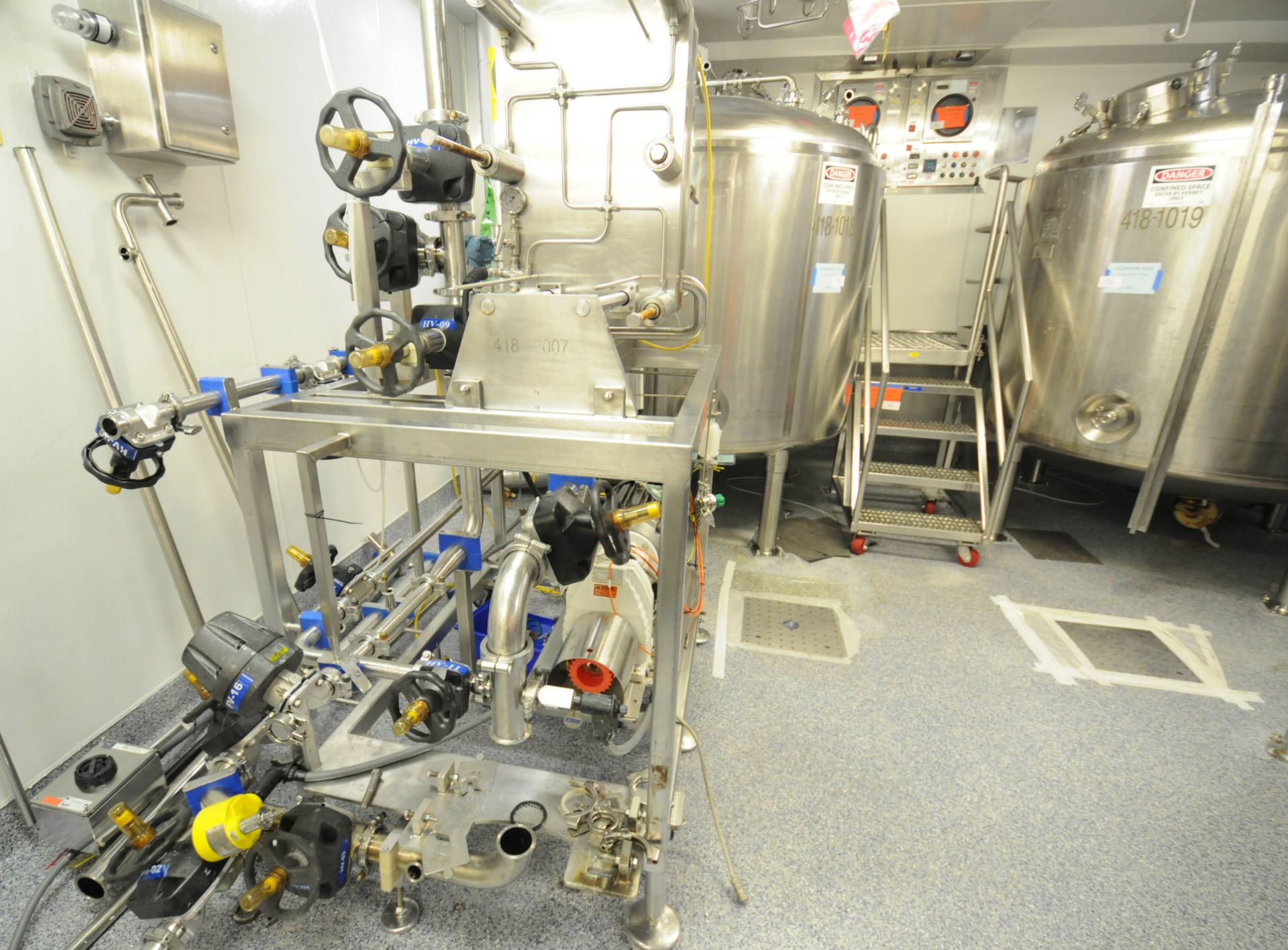 ALPHA STAINLESS FILTRON STAINLESS STEEL SKID MOUNTED MICRO FILTRATION SYSTEM WITH 7.5 HP DRIVE - Image 2 of 3