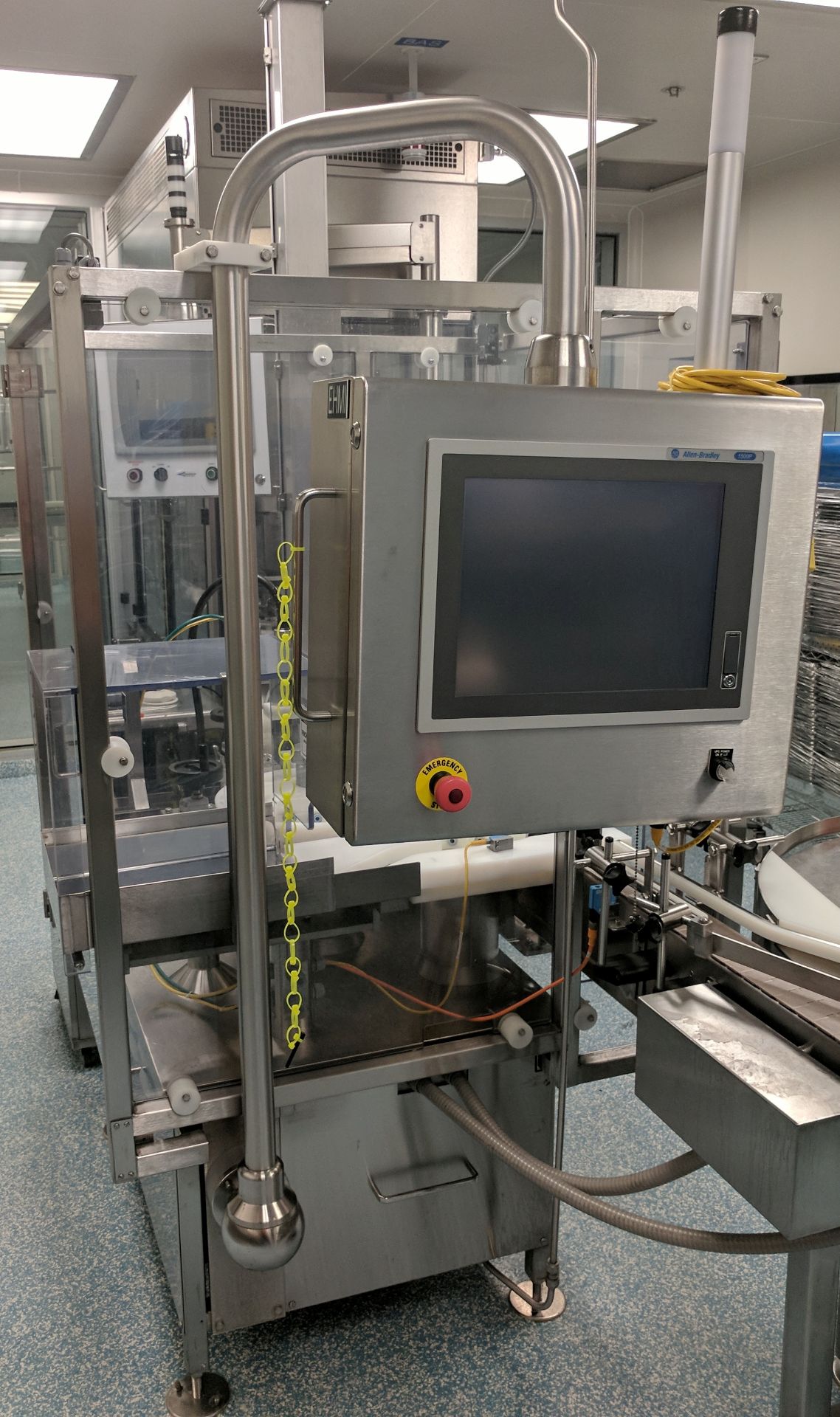 BOSCH (2010) KIV 1010 ROTARY TYPE INKJET CODING AND VIDEO INSPECTION MACHINE WITH ALLEN BRADLEY