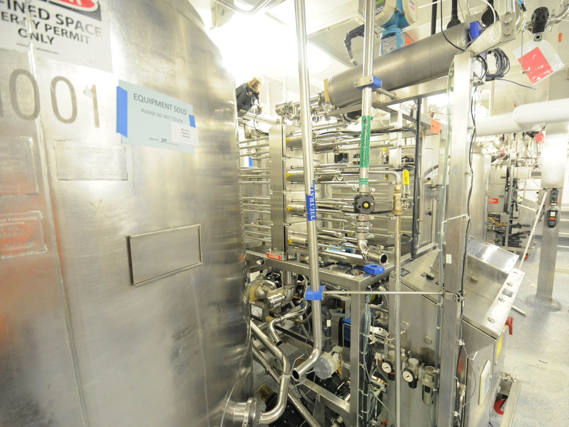 STATCO (2012) FILTRON III STAINLESS STEEL SKID MOUNTED MICRO FILTRATION SYSTEM WITH PLC CONTROL, MAX - Image 3 of 5